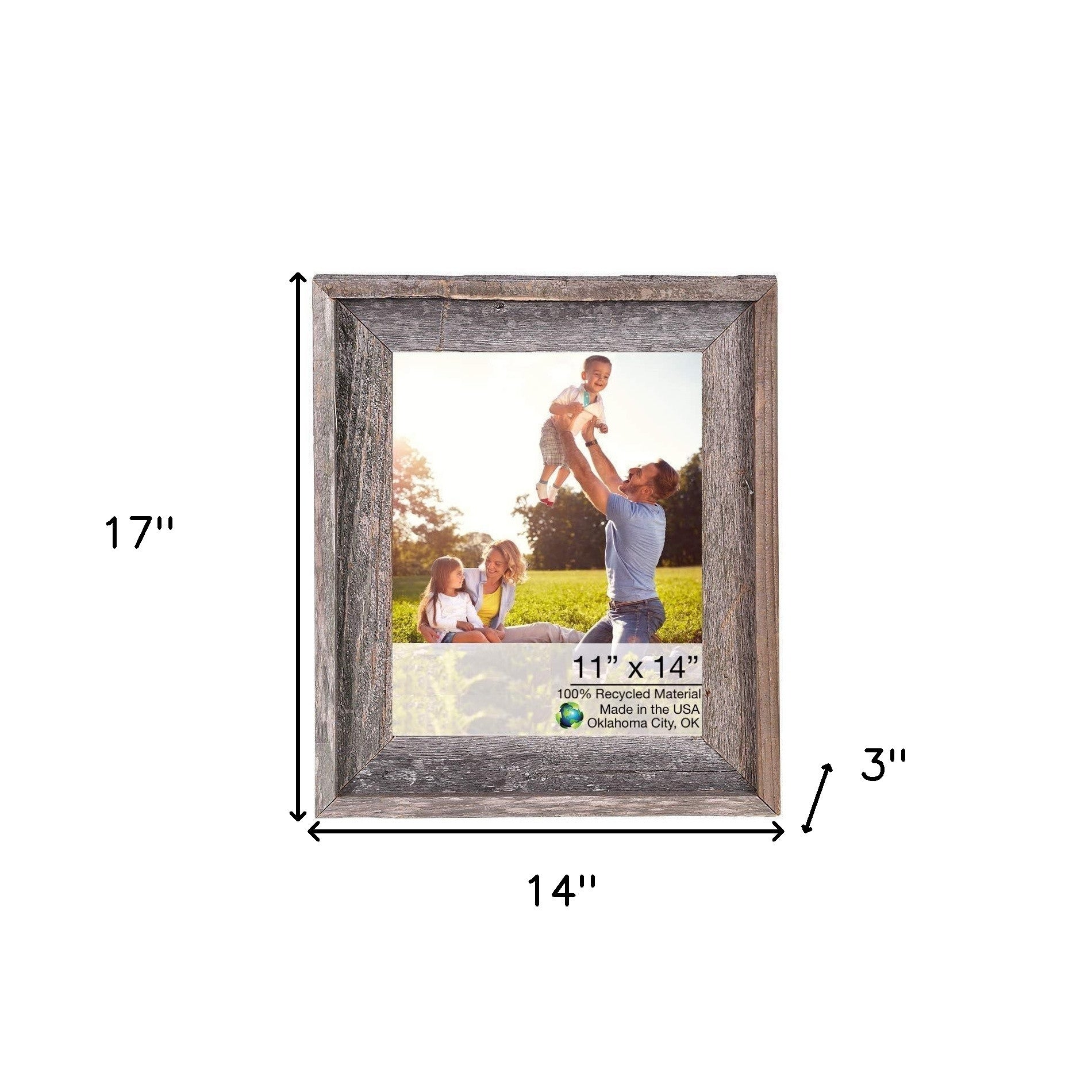 Natural Weathered Grey Picture Frame | 11