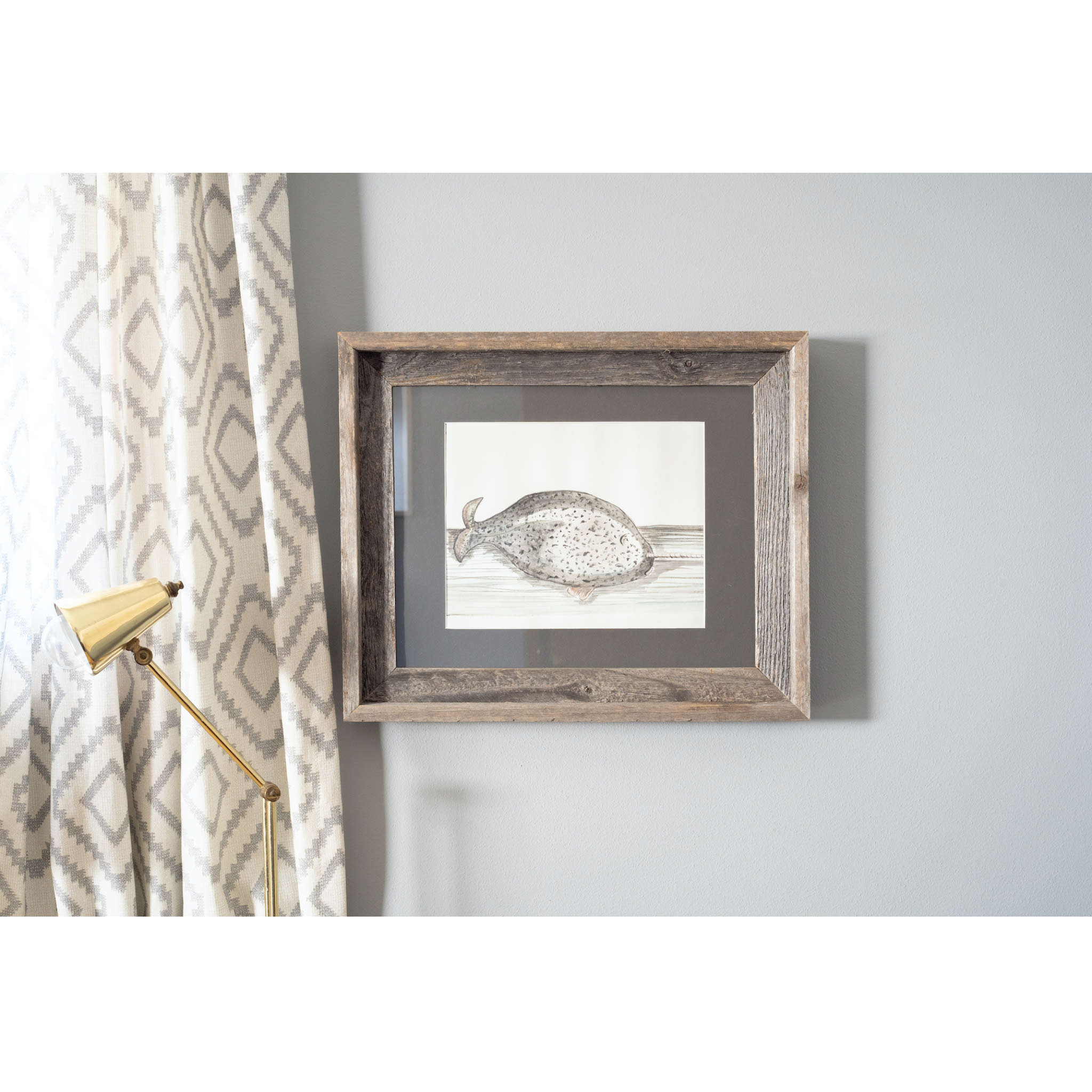 Rustic Cinder Picture Frame With Plexiglass Holder | 16
