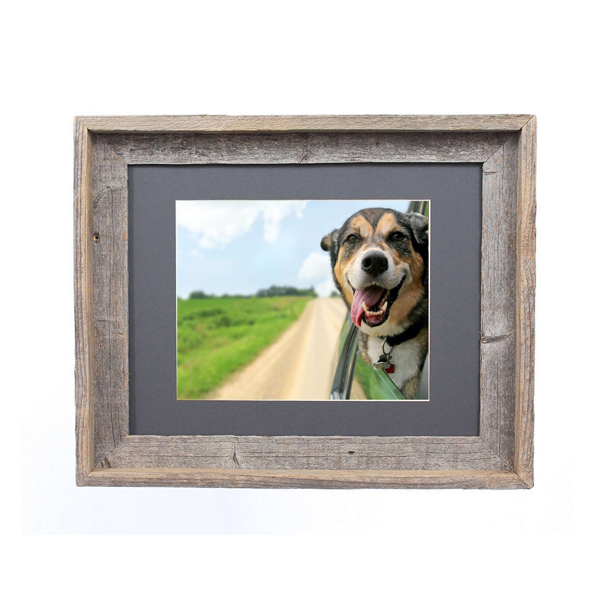 Rustic Cinder Picture Frame With Plexiglass Holder | 16