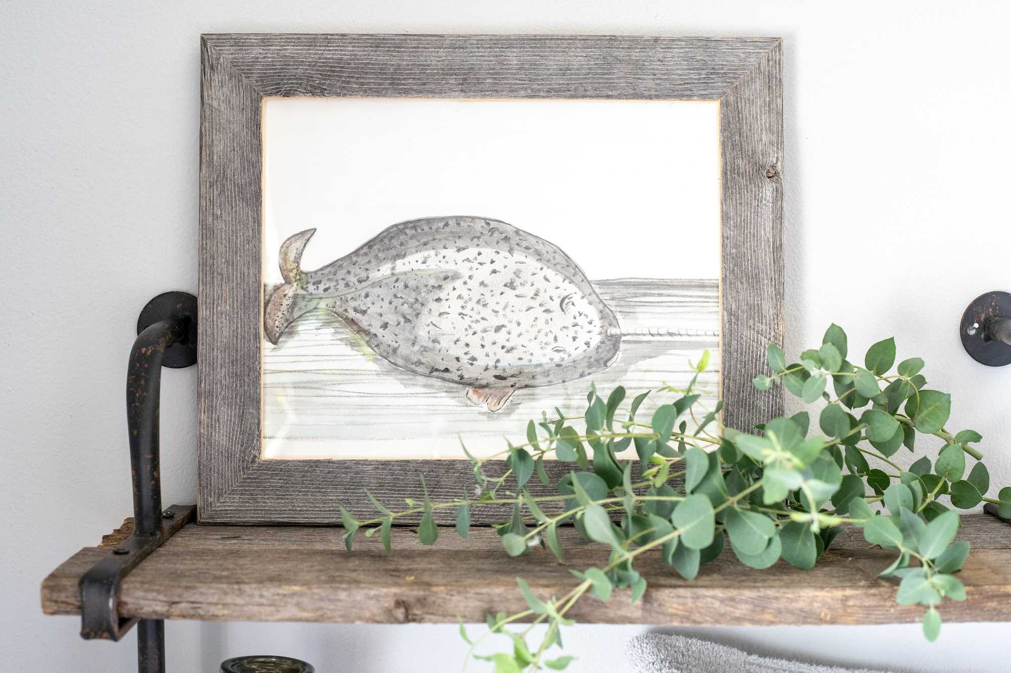 Natural Weathered Grey Wood Picture Frame | 13
