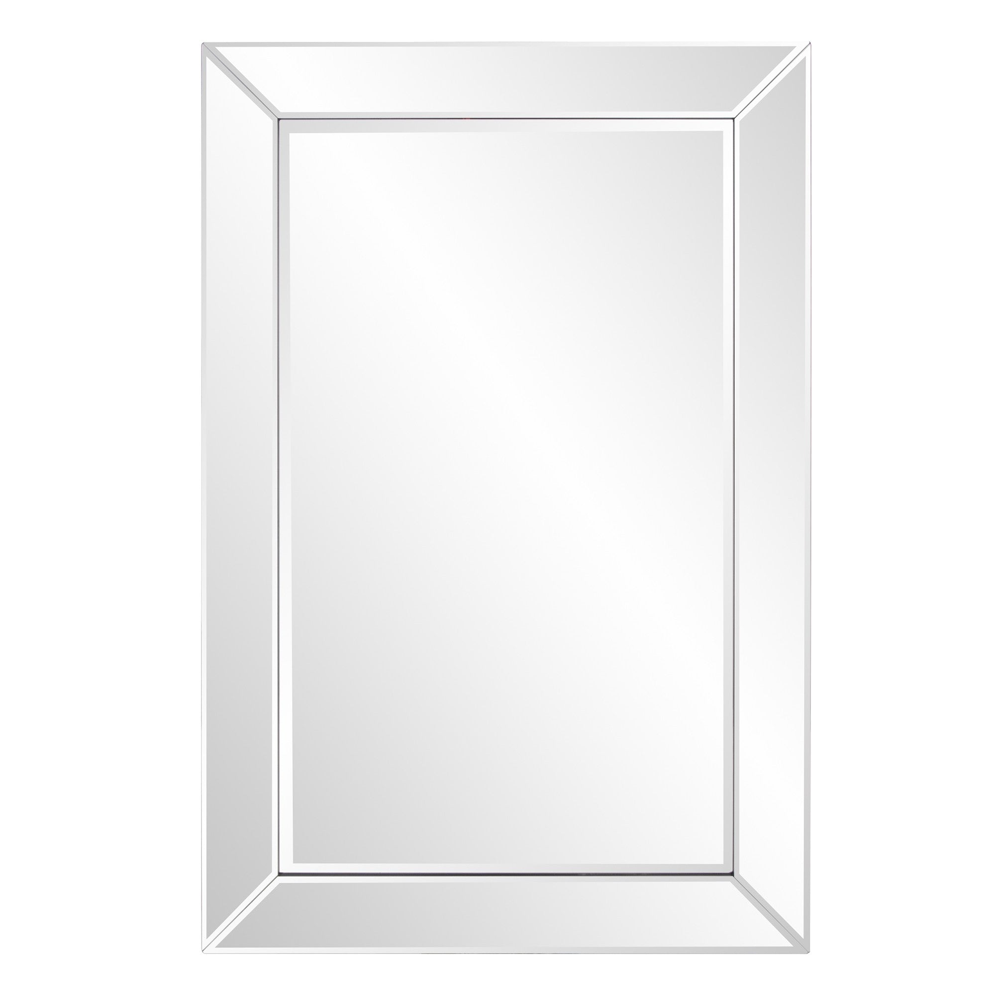 Mirrored Frame Hanging Accent Wall Mirror | 24