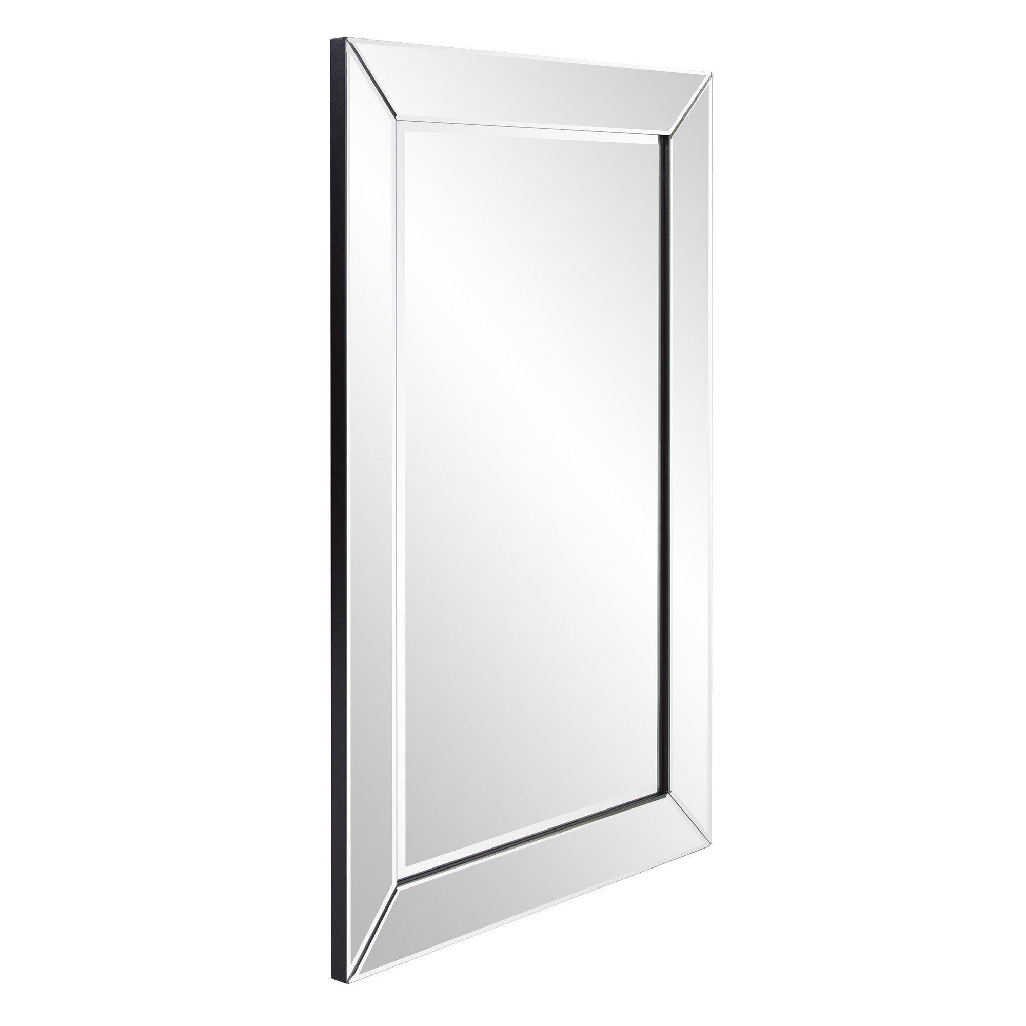 Mirrored Frame Hanging Accent Wall Mirror | 24