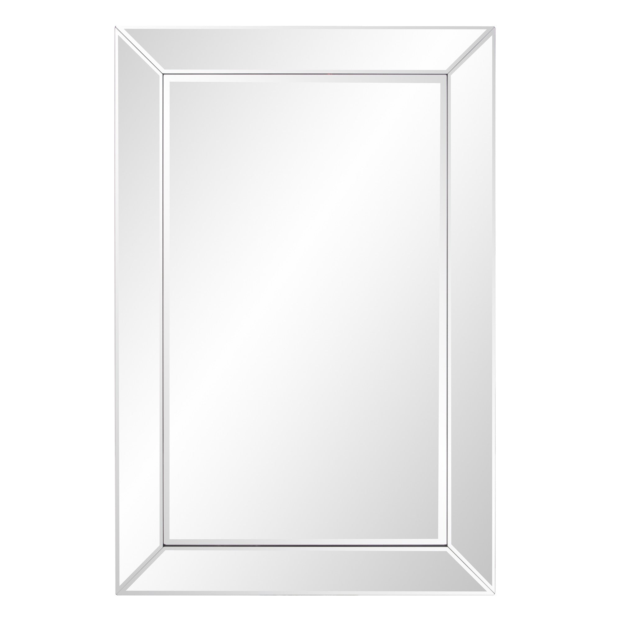 Mirrored Frame Hanging Accent Wall Mirror | 24