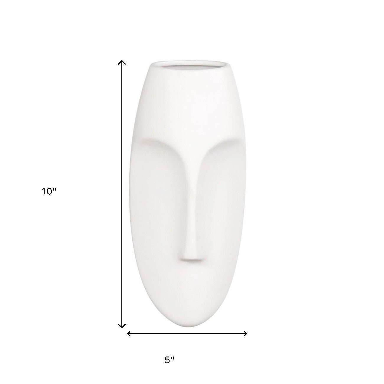 Ceramic Coated Face Wall Sculpture | 5
