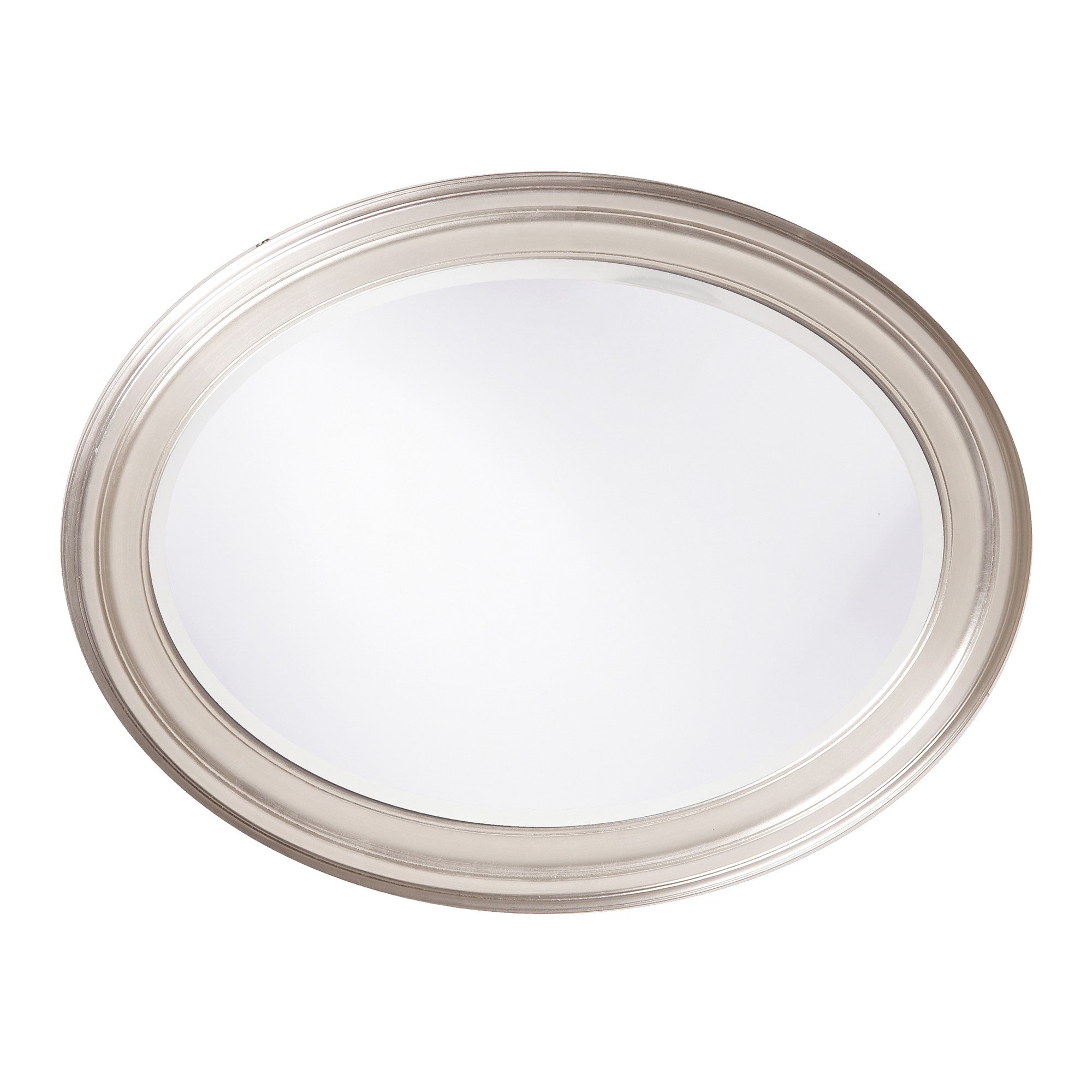 Modern Wall Mirror With Silver Leaf Frame | 25