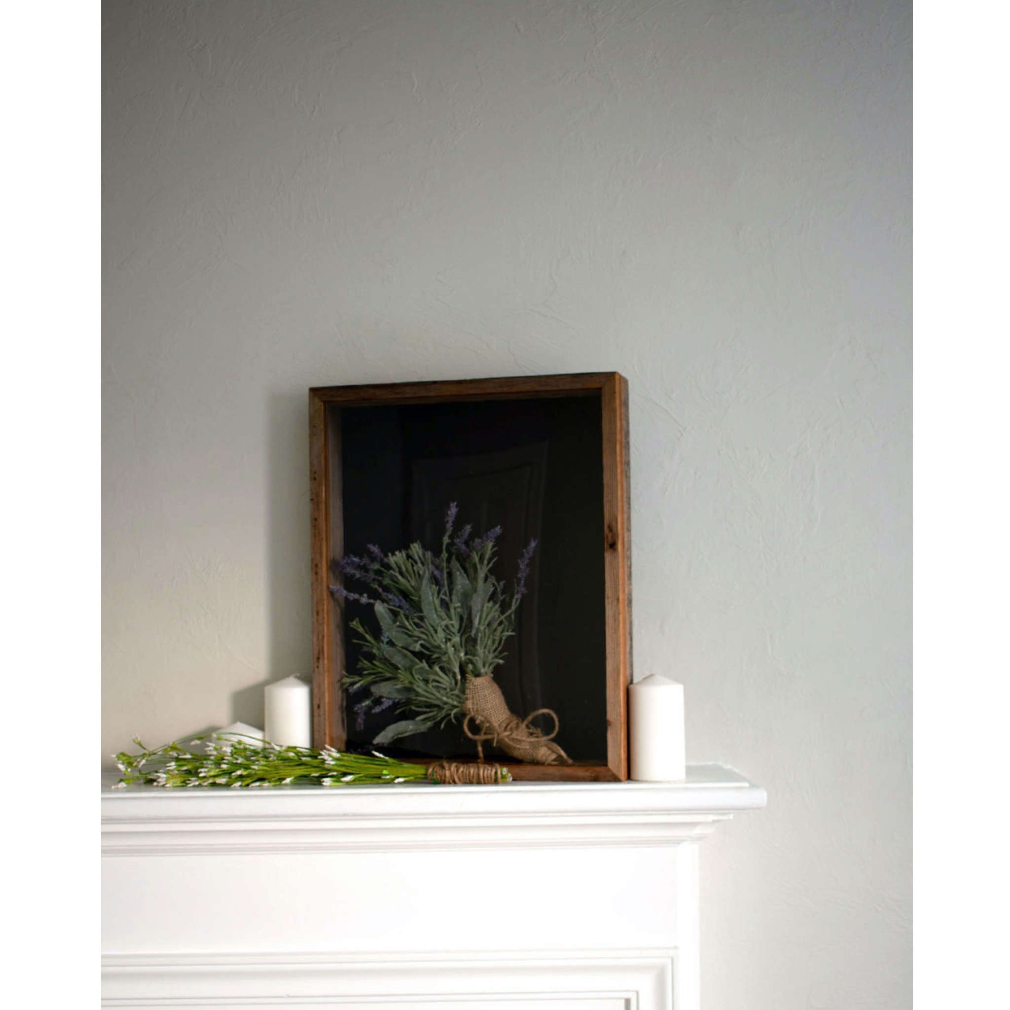 Rustic Gray Wood Shadow Box Frame | 12