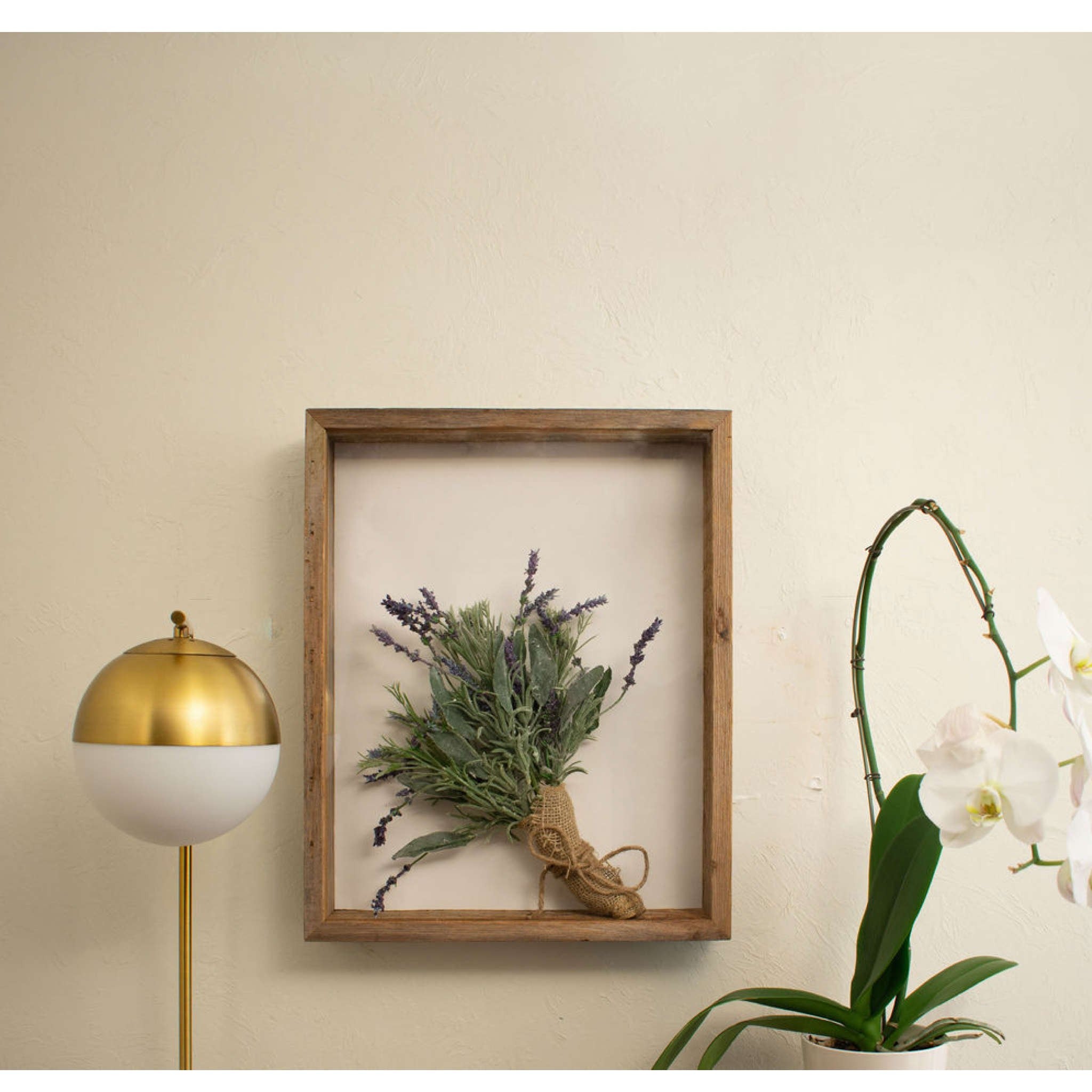 Rustic Gray Wood Shadow Box Frame | 16