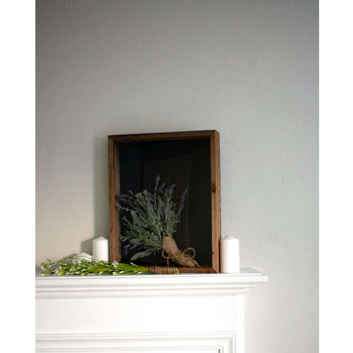 Rustic Farmhouse Gray Shadow Box Frame | 8"x10"