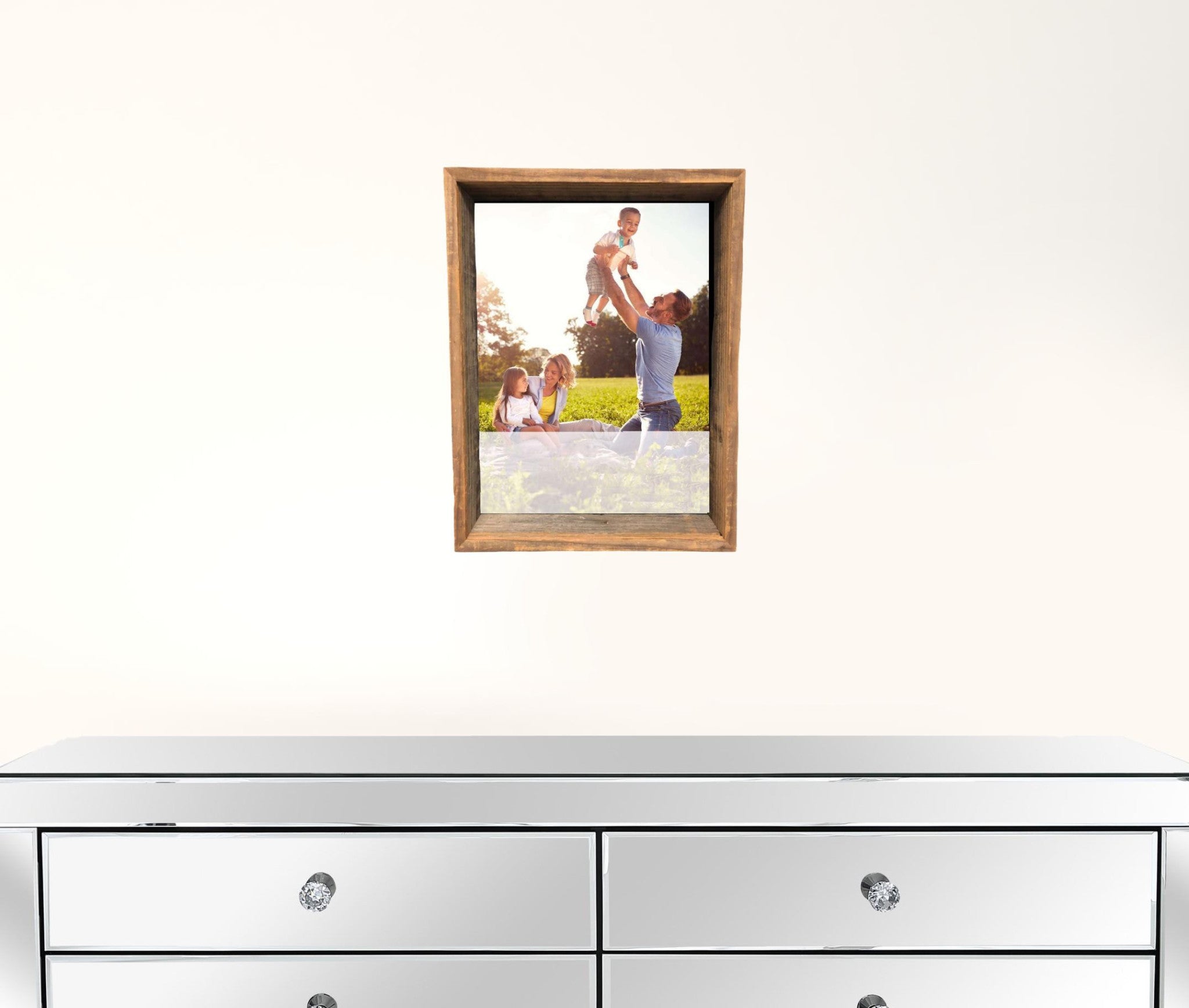 Rustic Farmhouse Gray Shadow Box Frame | 8