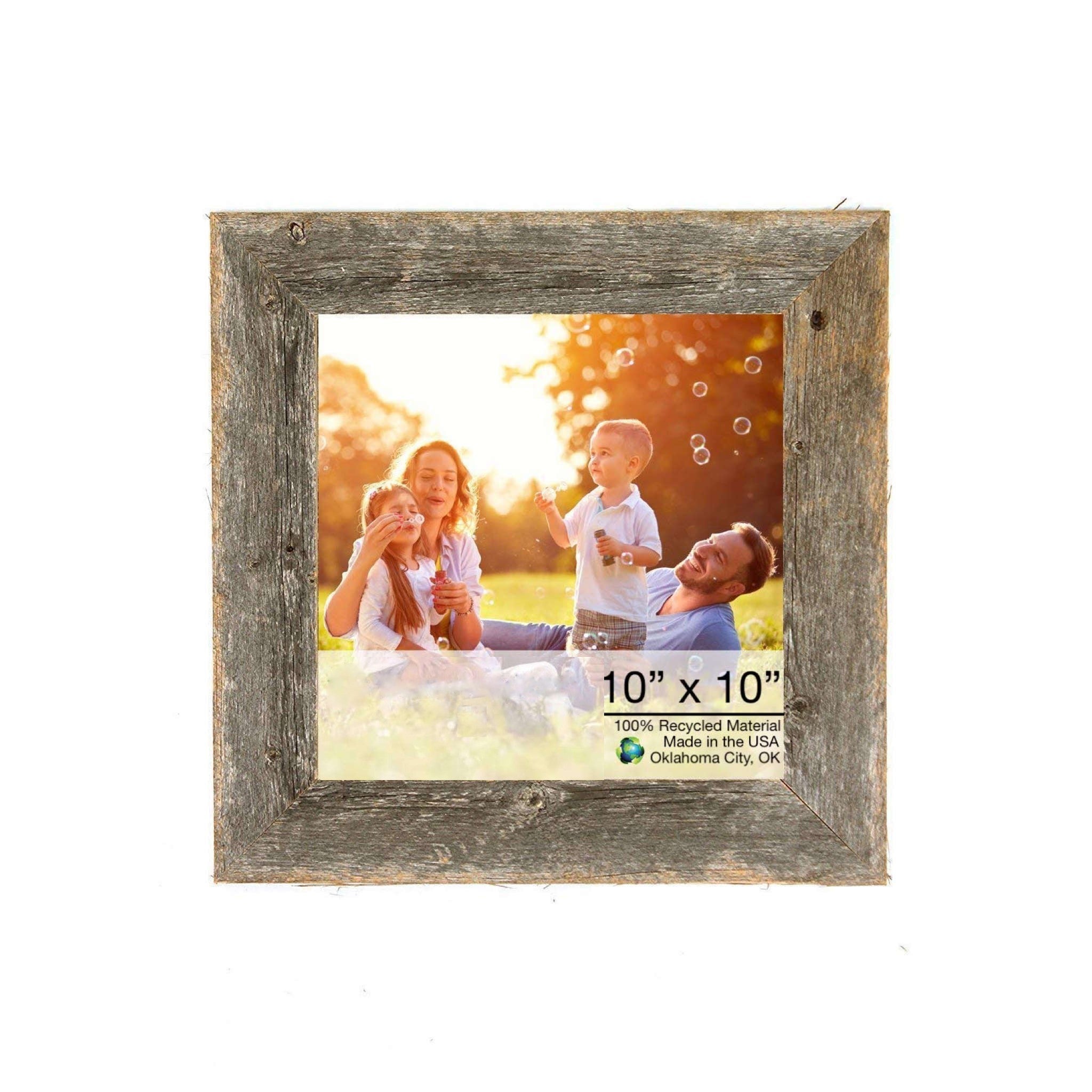 Rustic Farmhouse Gray Wood Frame | 10
