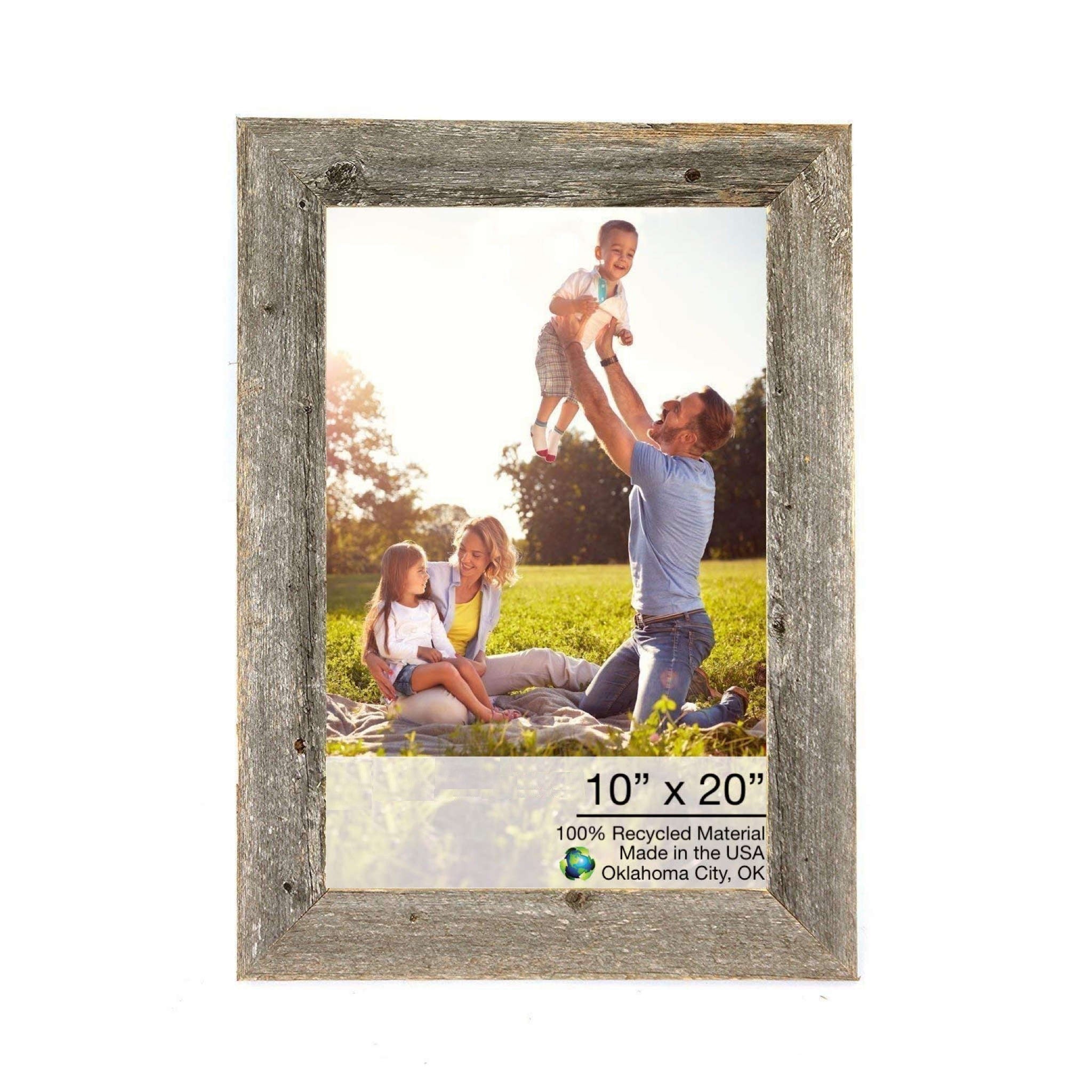 Rustic Farmhouse Dark Gray Wood Frame | 10