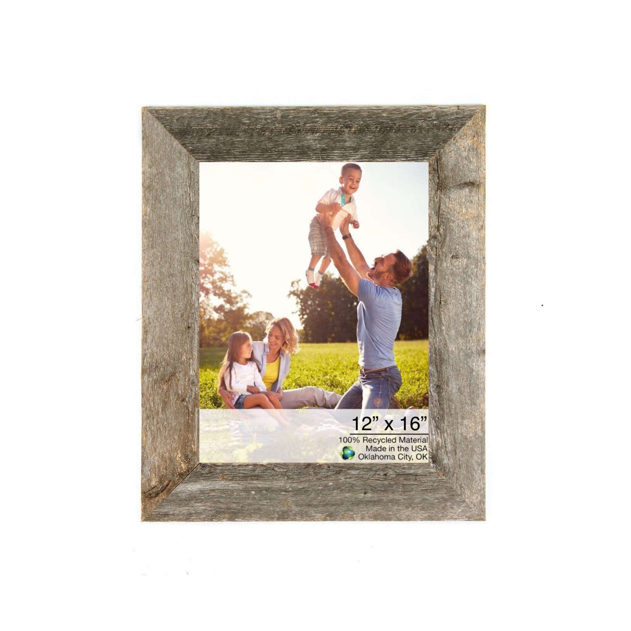 Rustic Farmhouse Gray Wood Frame | 12