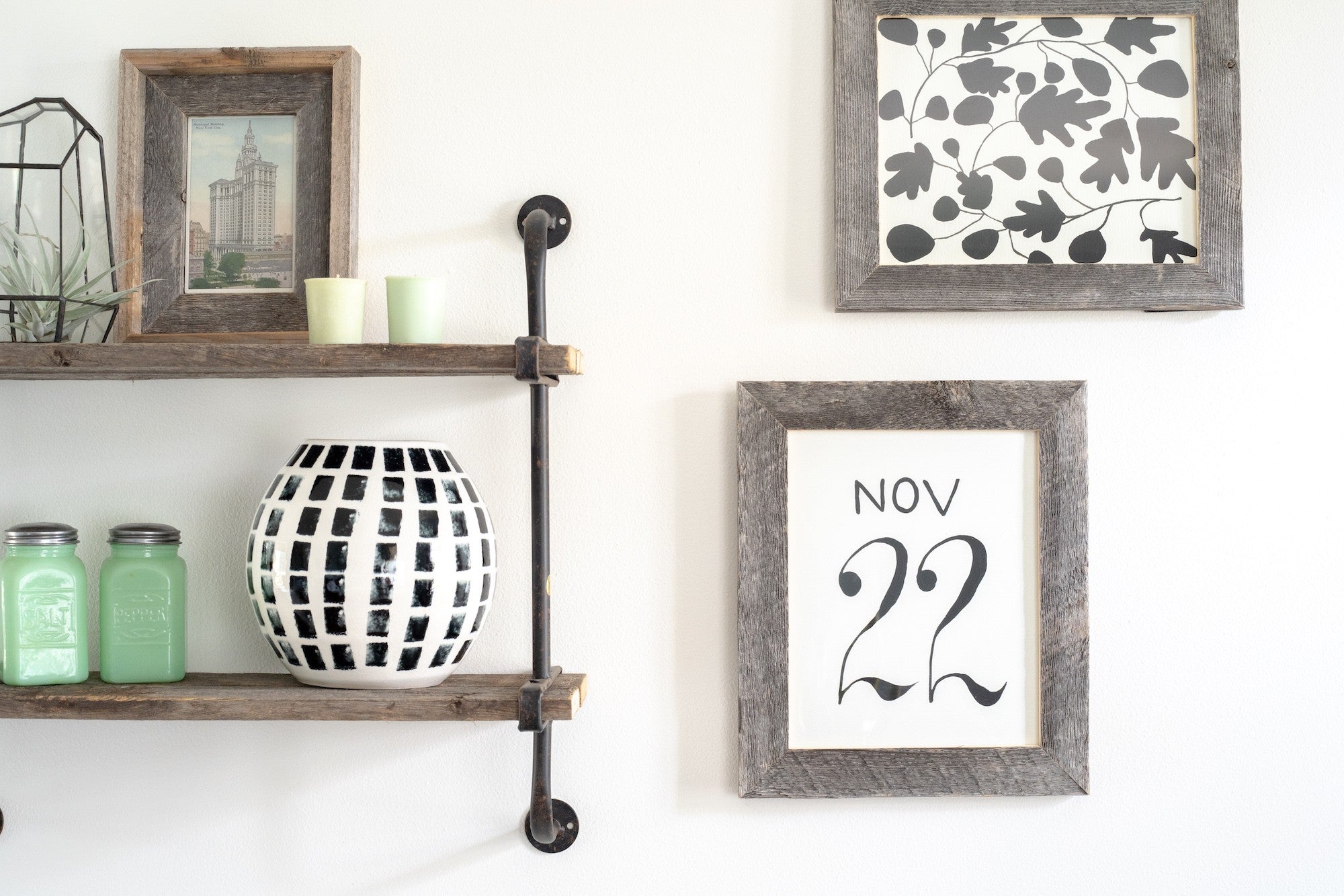 Rustic Farmhouse Gray Wood Frame | 12