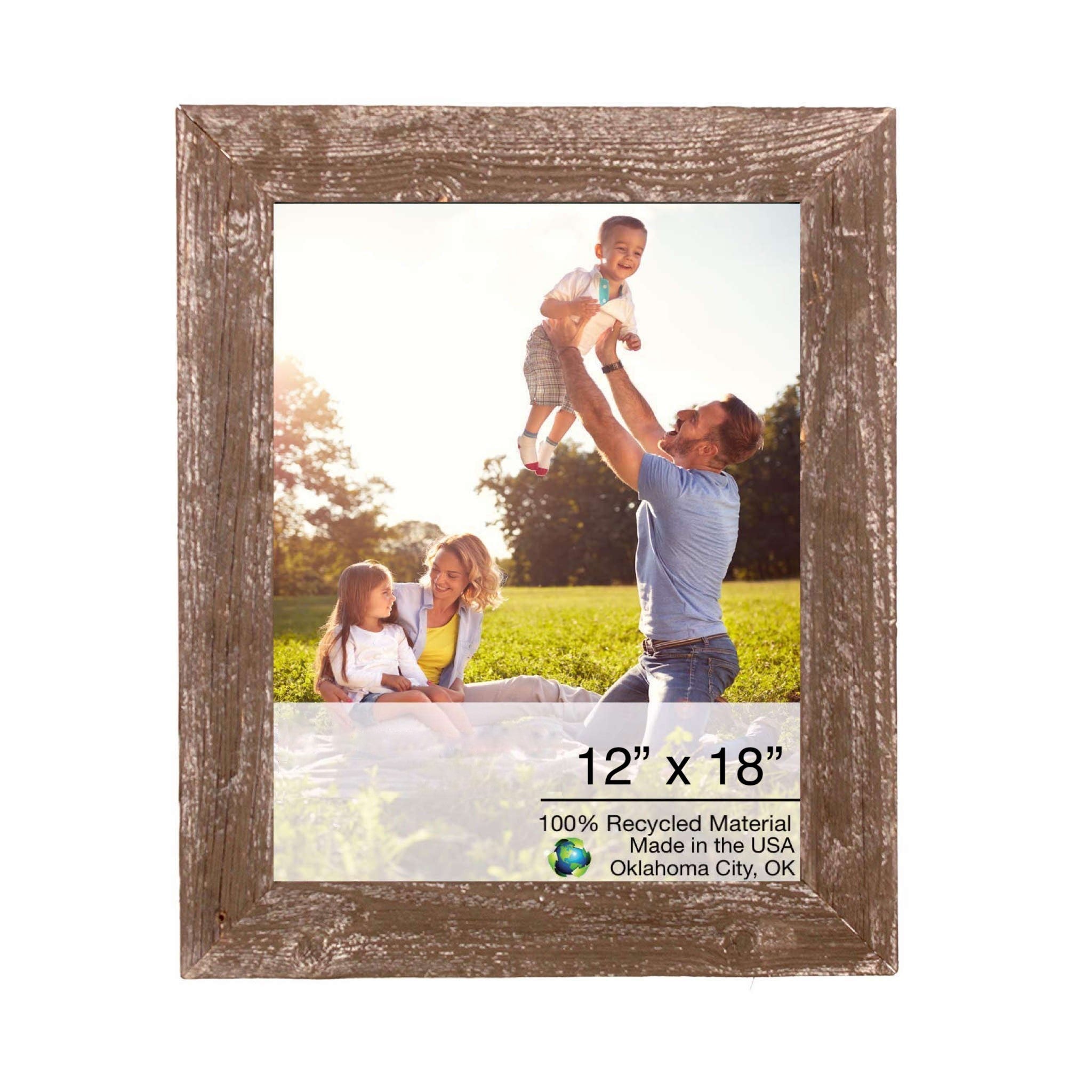Rustic Farmhouse Brown Wood Frame | 12