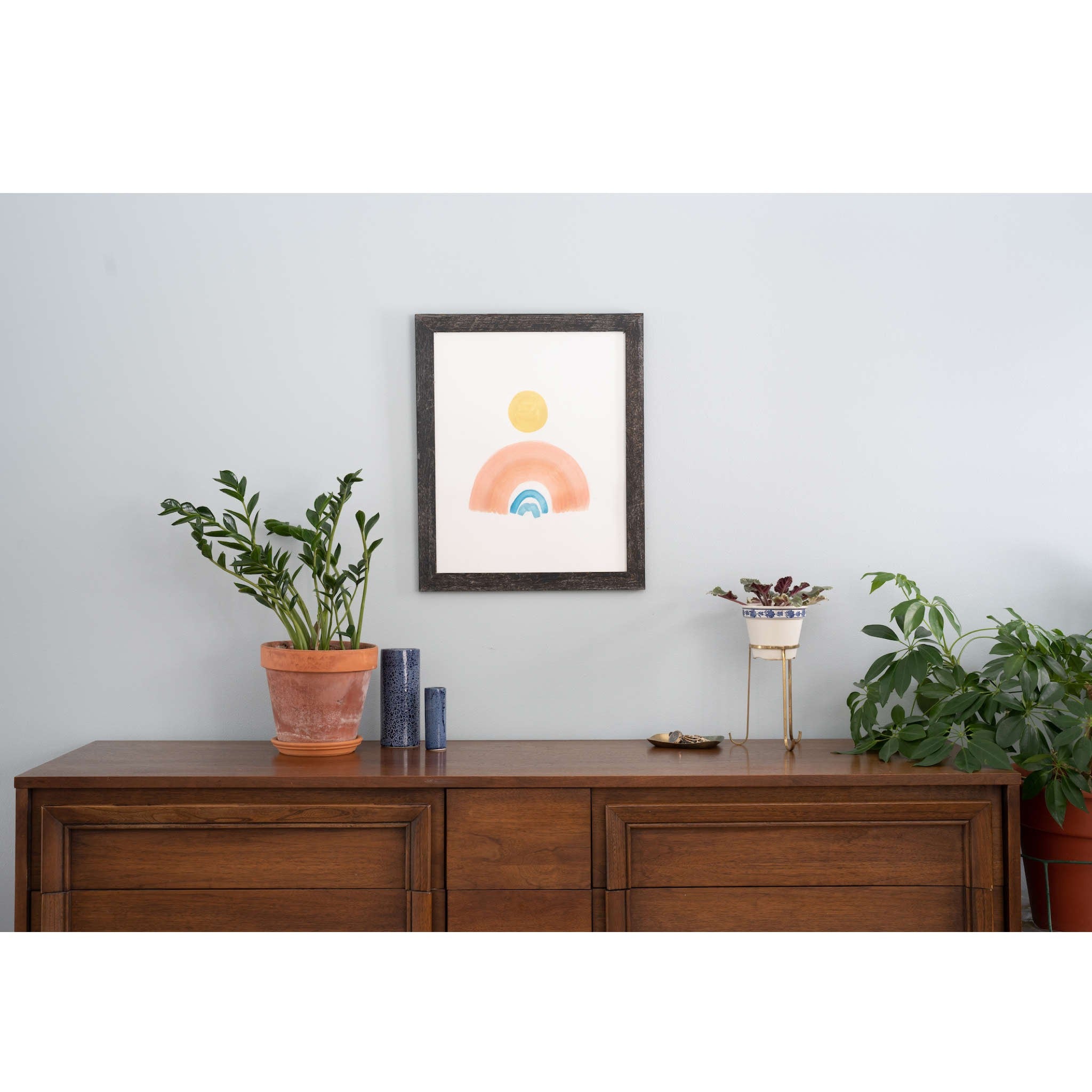 Rustic Farmhouse Black Wood Frame | 12