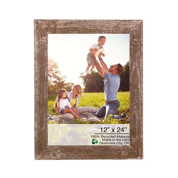 Rustic Farmhouse Espresso Wood Frame | 12
