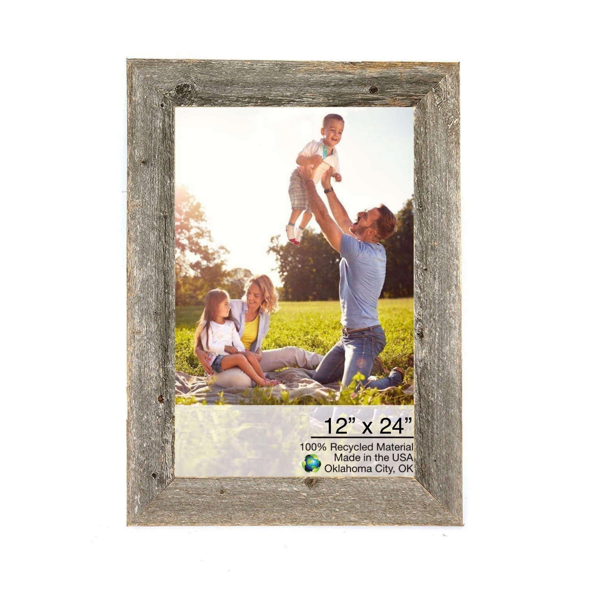 Rustic Farmhouse Gray Wood Frame | 12