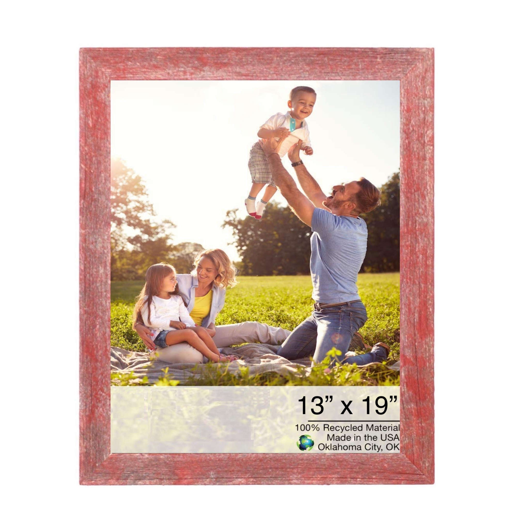 Rustic Farmhouse Red Wood Frame | 13