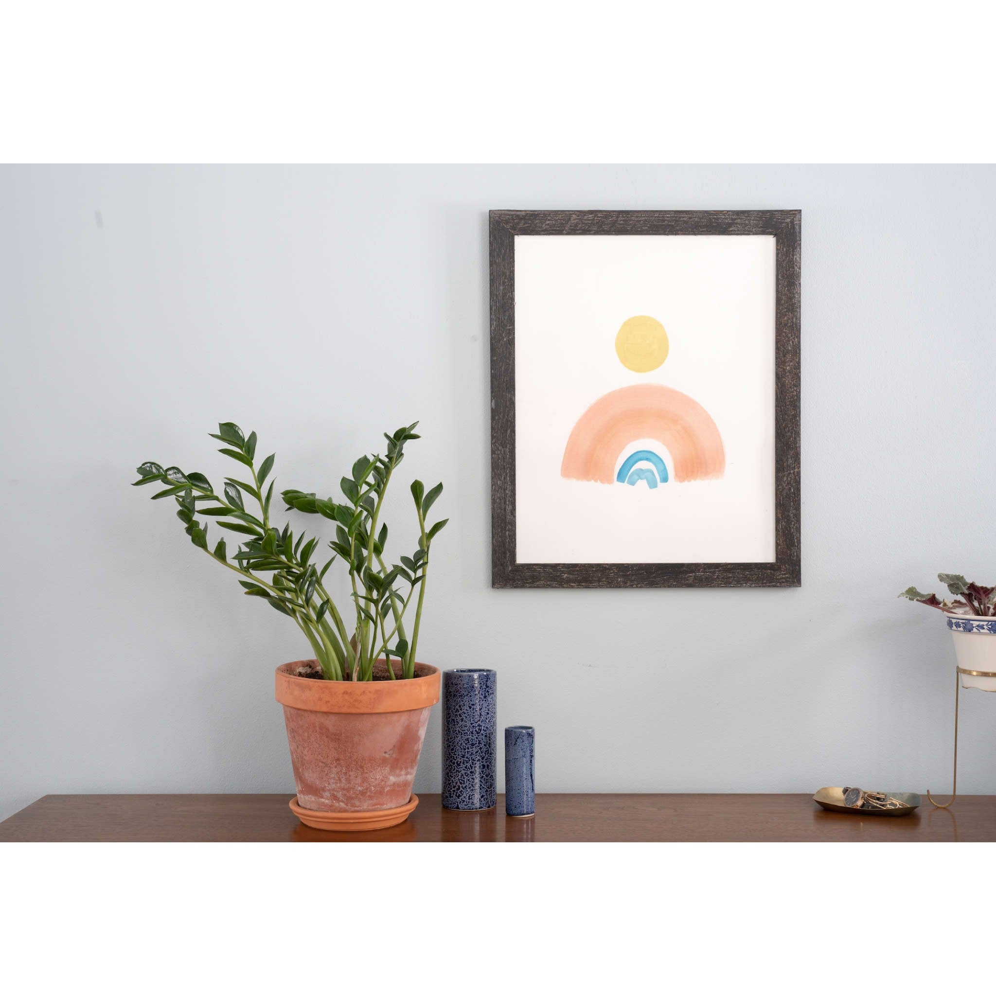 Rustic Farmhouse Black Wood Frame | 14