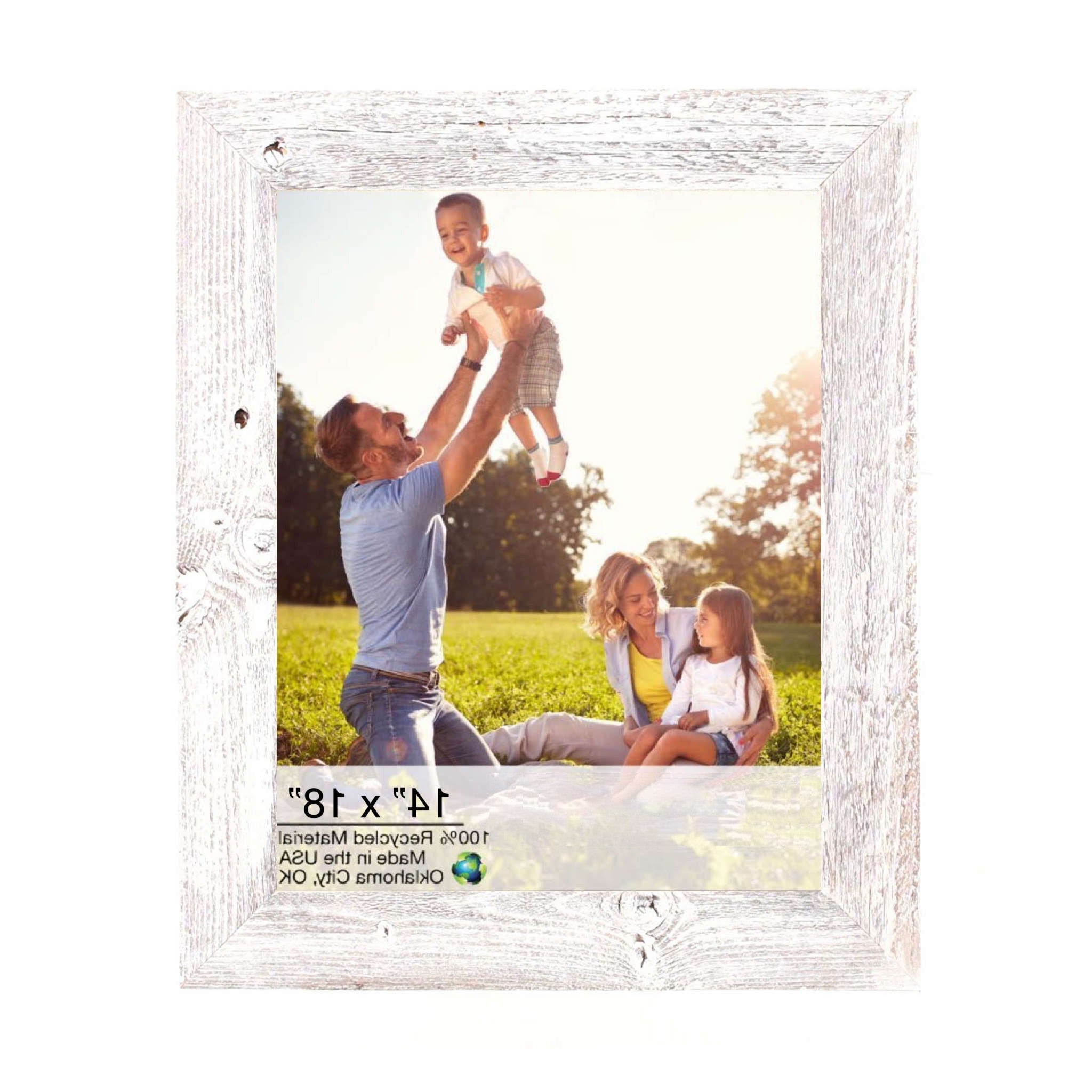 White-Wash Wood Picture Frame | 14