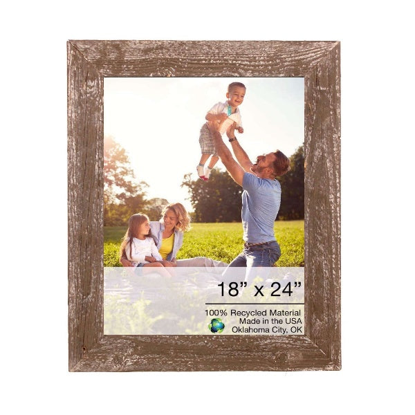 Rustic Farmhouse Espresso Wood Frame | 18