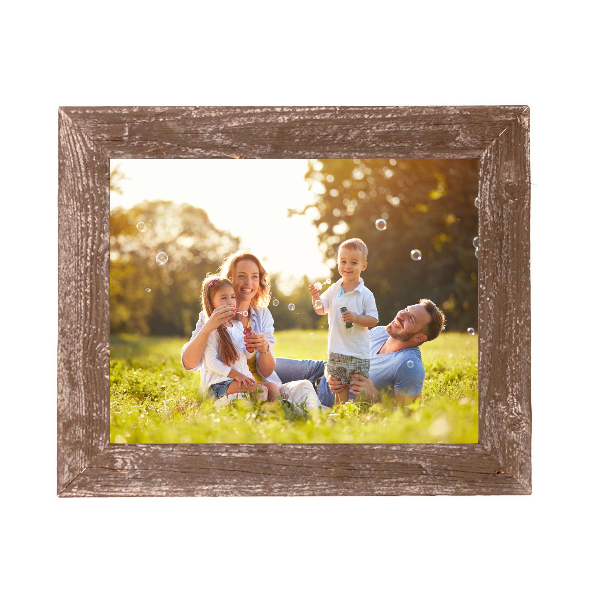 Rustic Farmhouse Espresso Wood Frame | 18