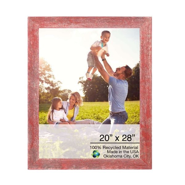 Rustic Farmhouse Red Wood Frame | 20