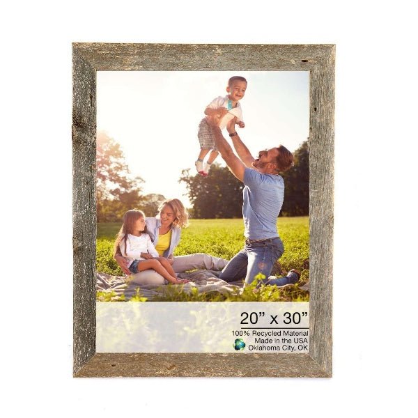Rustic Farmhouse Weathered Gray Wood Frame | 20