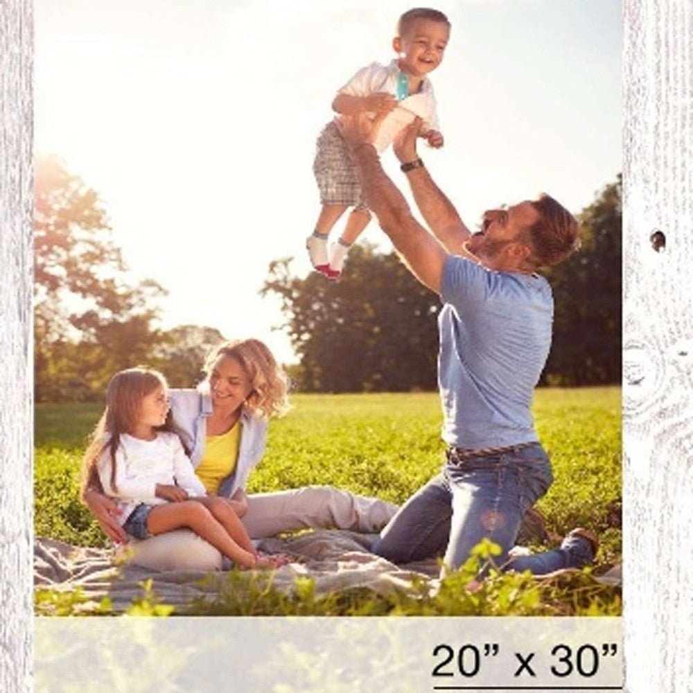 Rustic Farmhouse White-Wash Wood Frame | 20