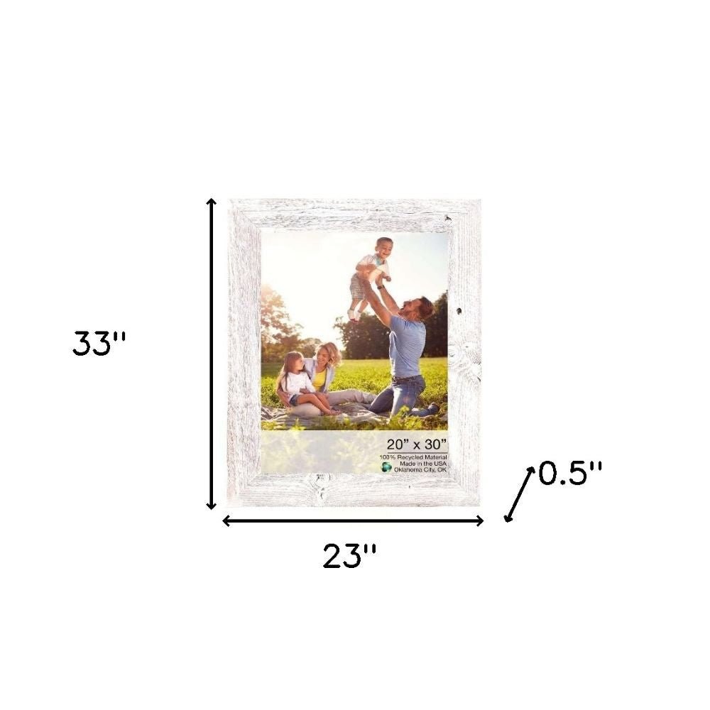 Rustic Farmhouse White-Wash Wood Frame | 20