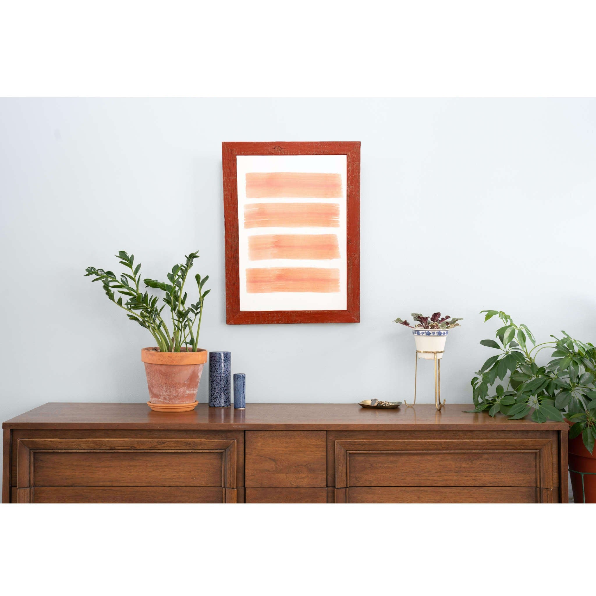 Rustic Farmhouse Red Wood Frame | 24