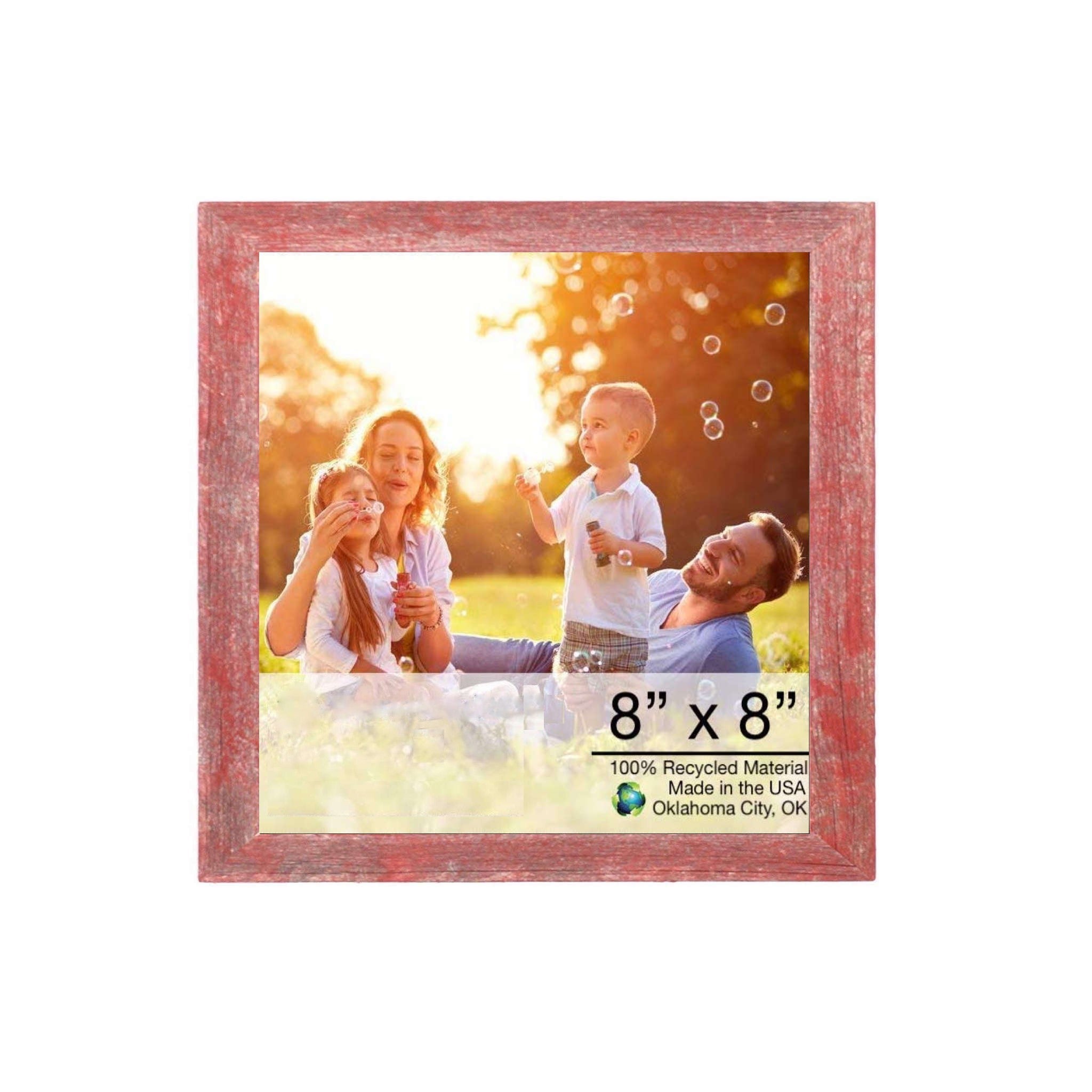 Rustic Farmhouse Espresso Wood Frame | 8