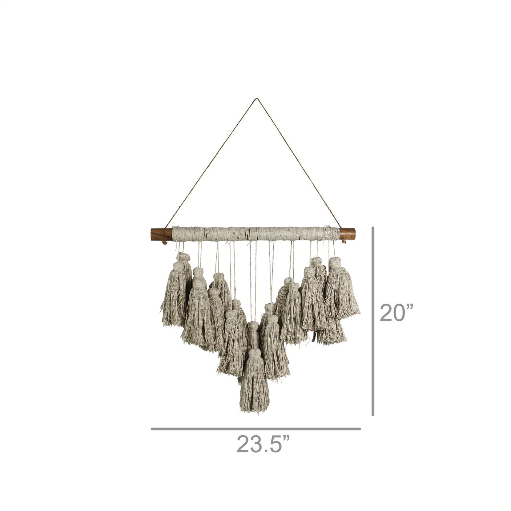 Beige Tassel Bohemian Wall Hanging | 20