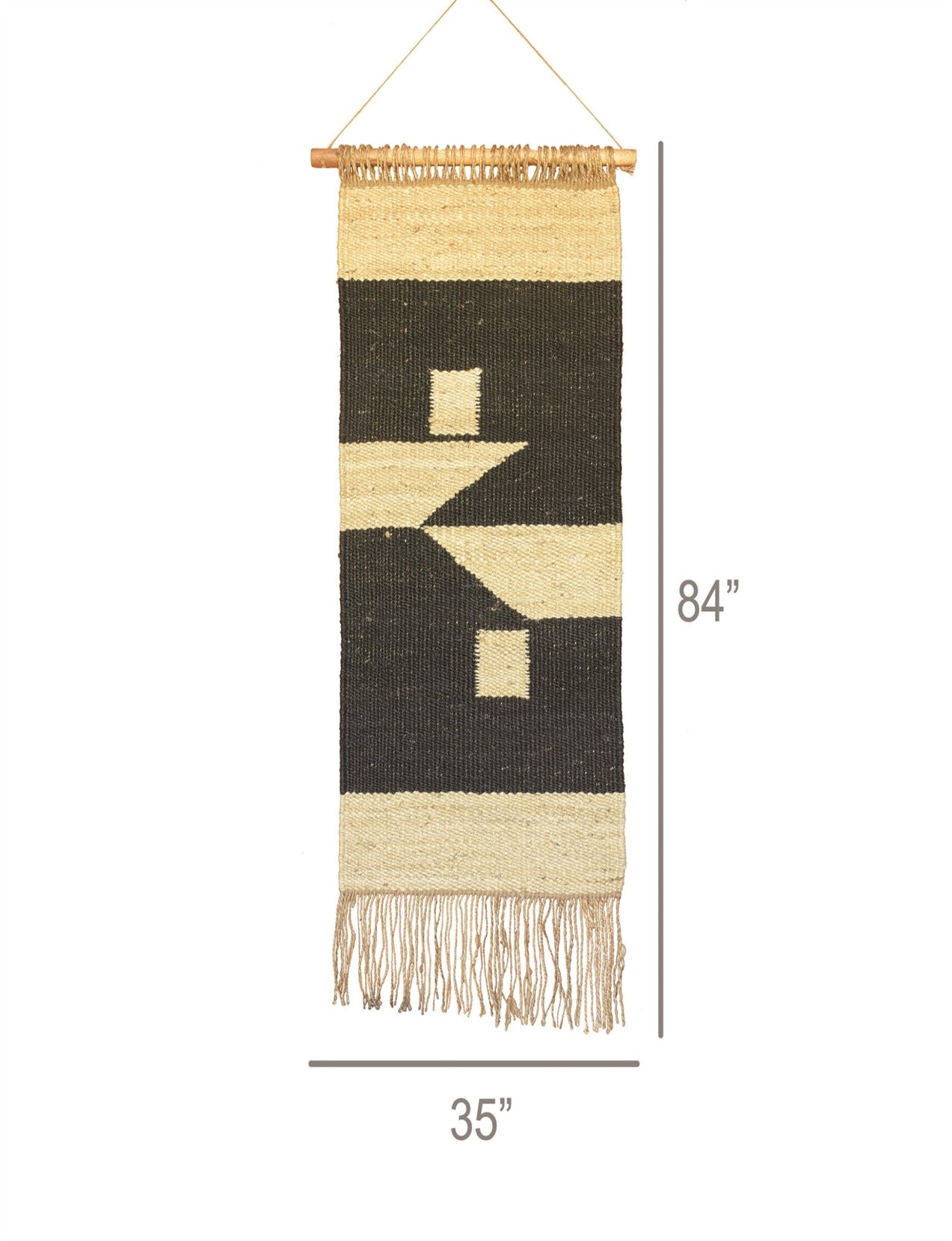 Black And Gold Bohemian Wall Hanging | 35