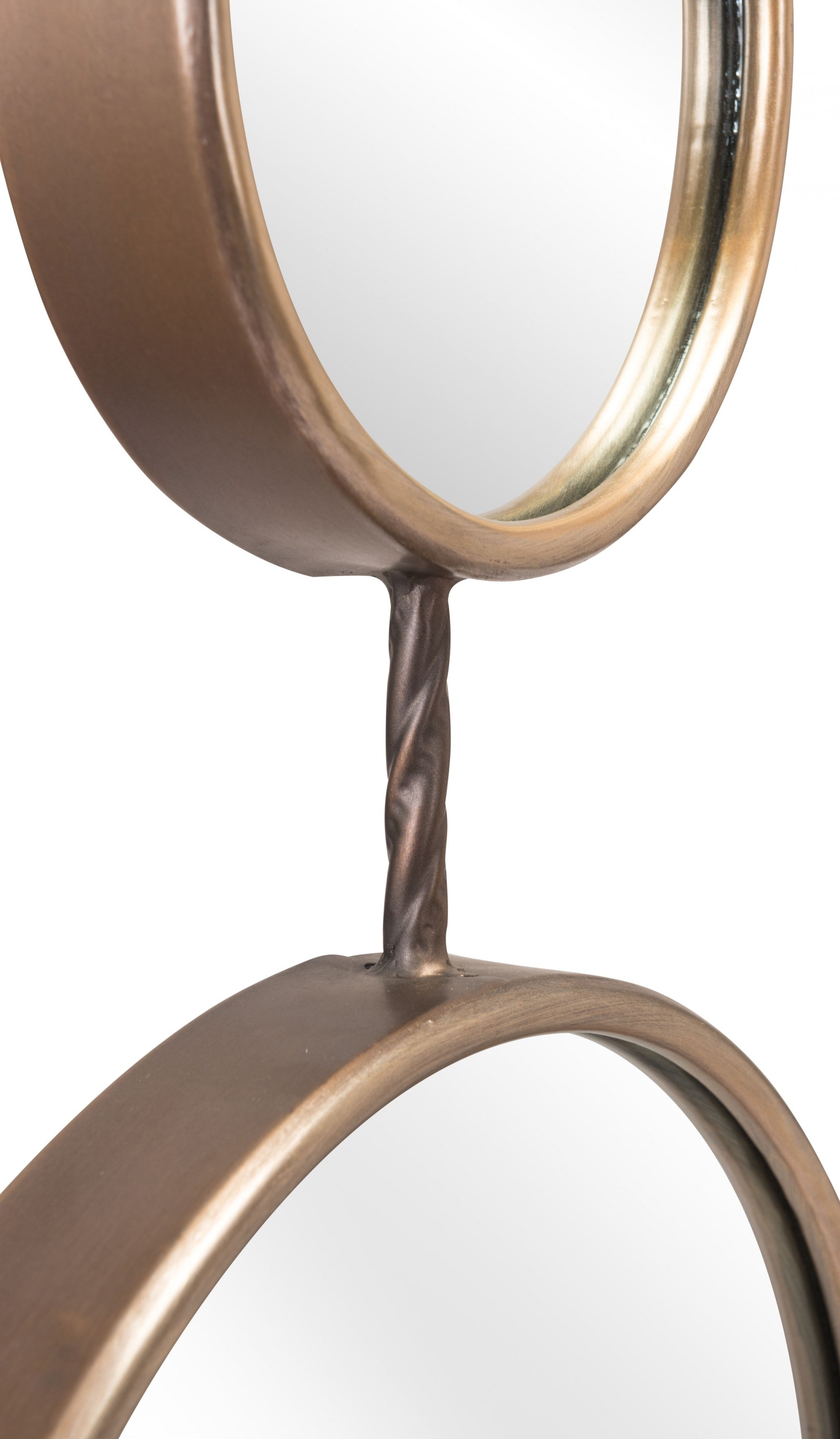 Gold Modern Hanging Wall Mirror Duo | 16