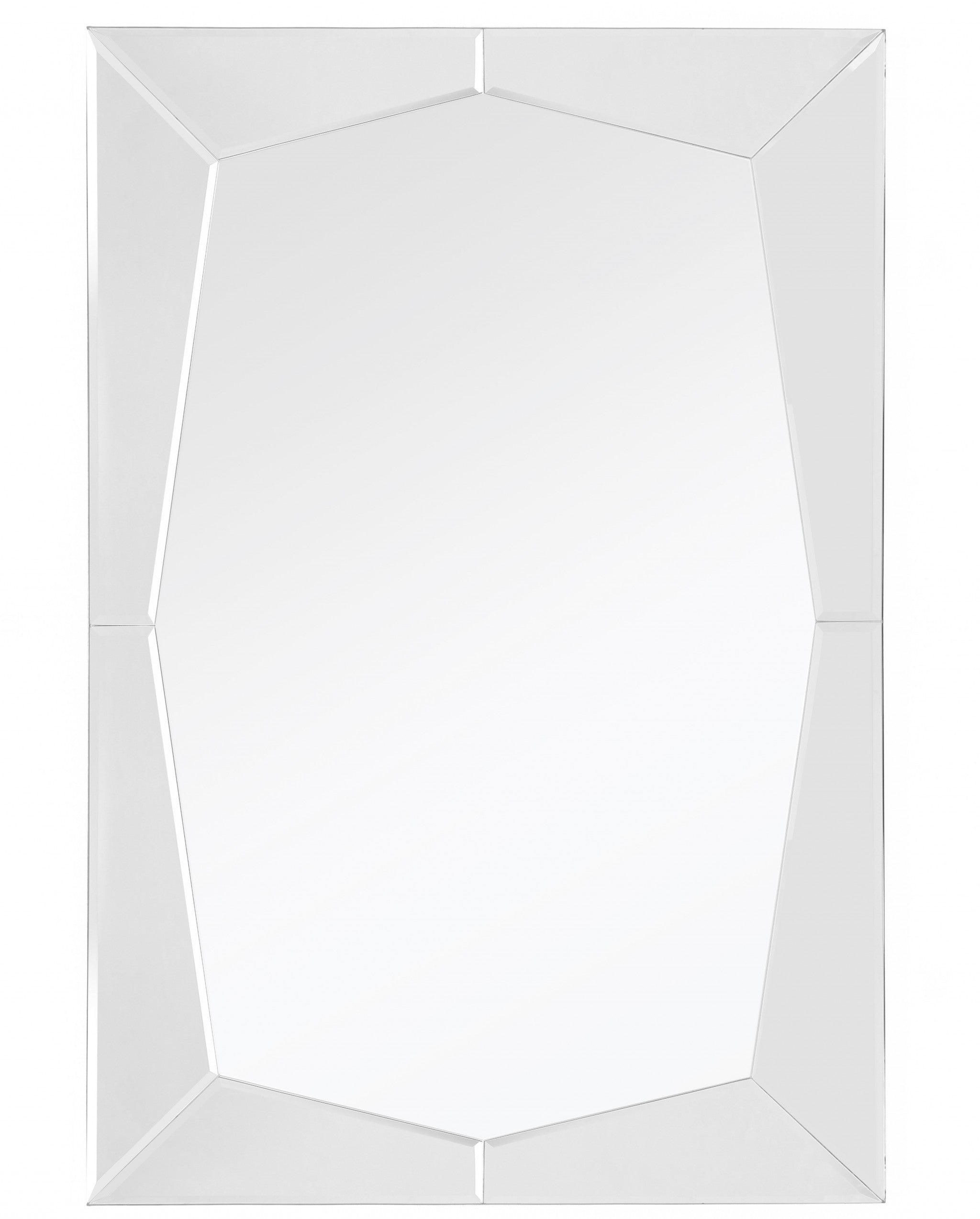 Clear Rectangle Accent Glass Wall Mirror | 24