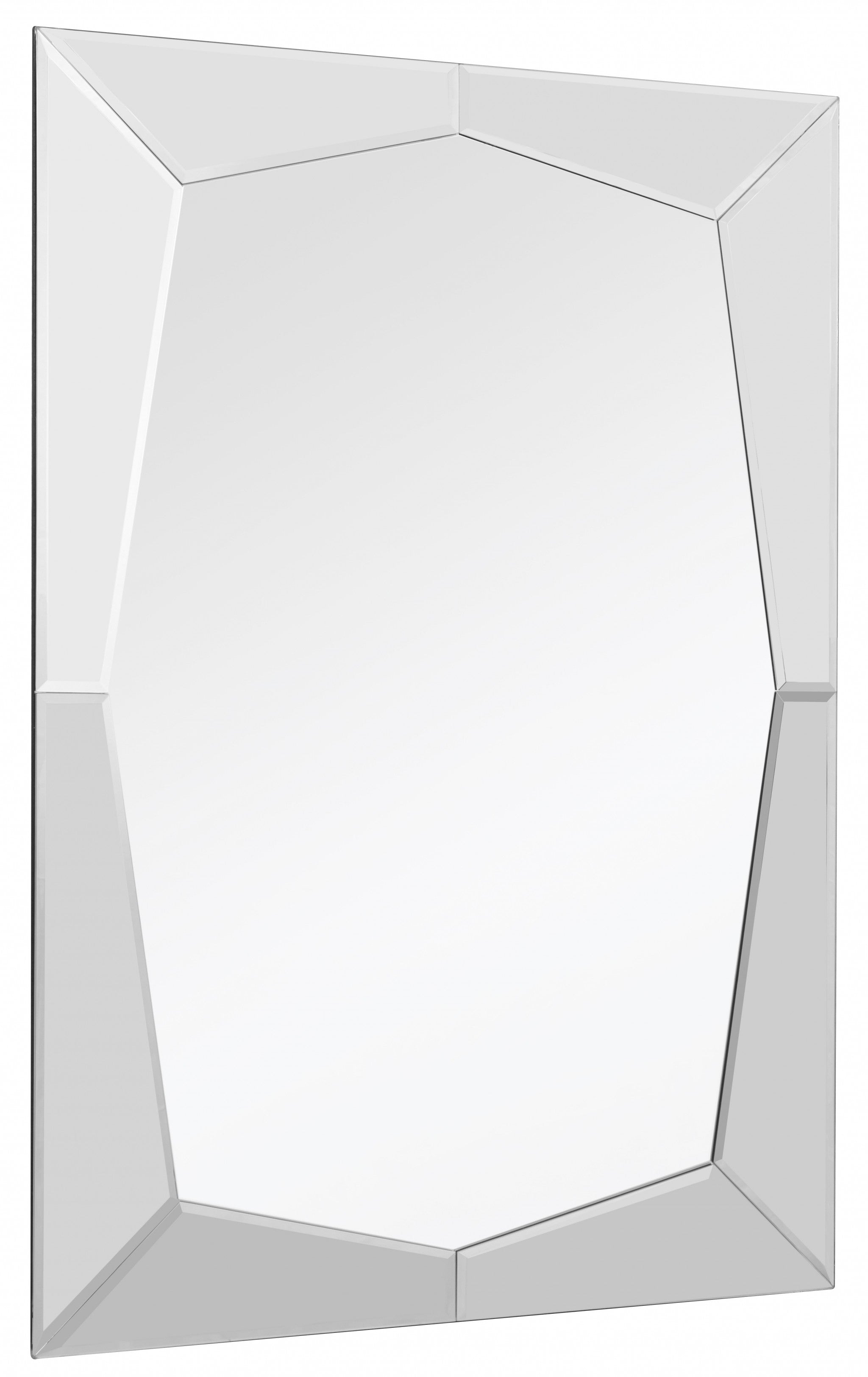 Clear Rectangle Accent Glass Wall Mirror | 24