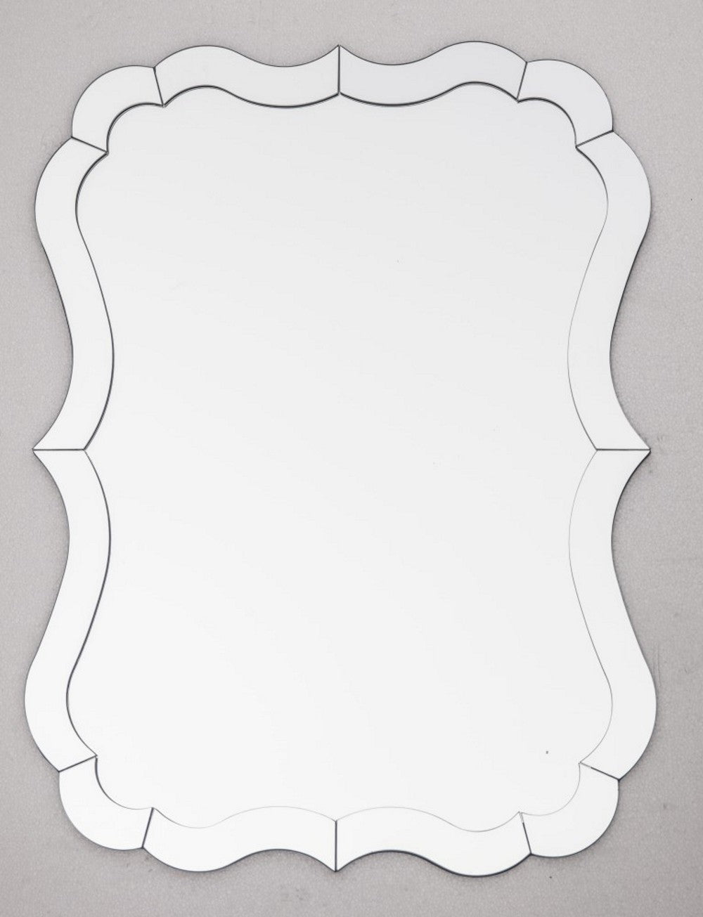 Clear Novelty Accent Glass Wall Mirror | 23.5