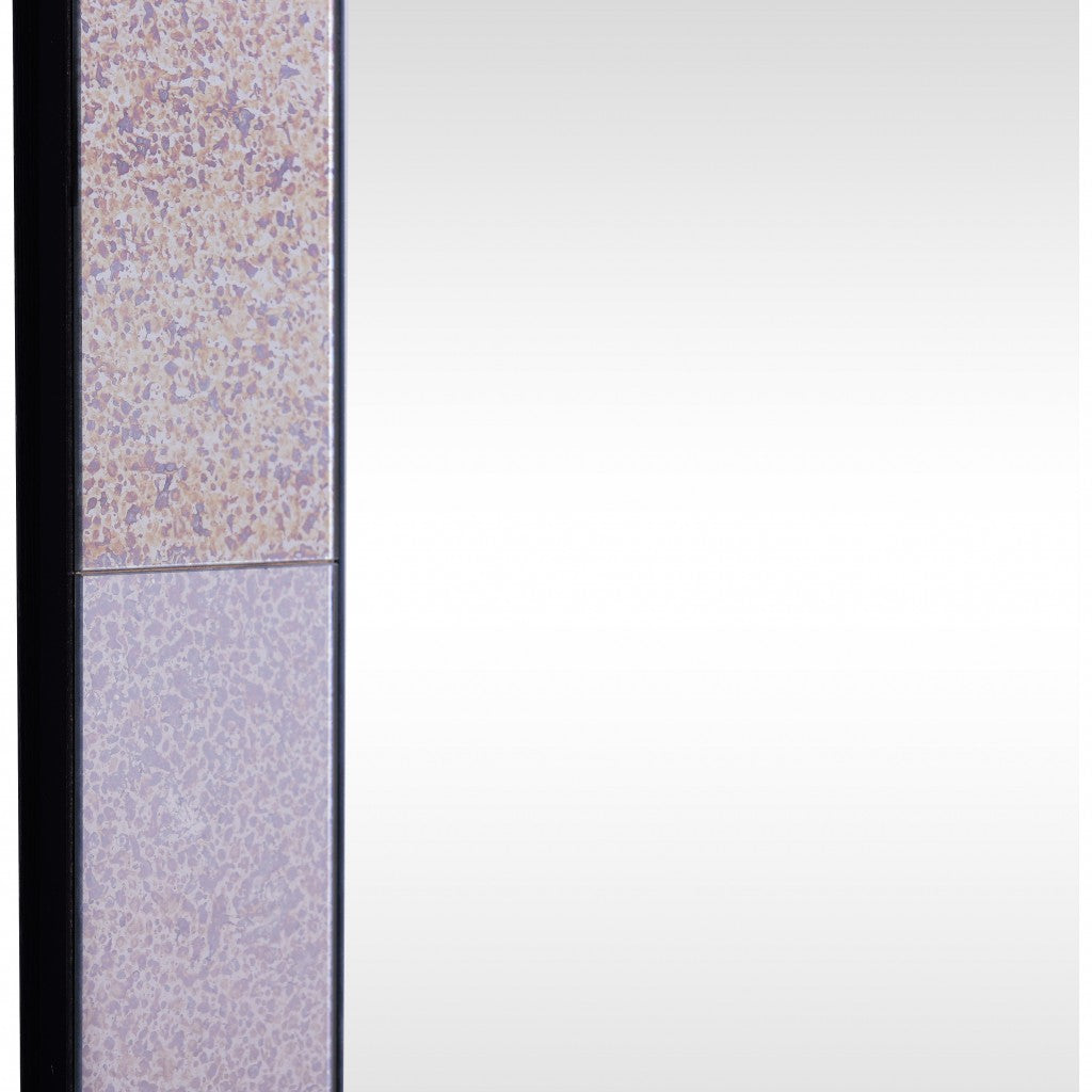 Gray Novelty Accent Glass Wall Mirror | 24