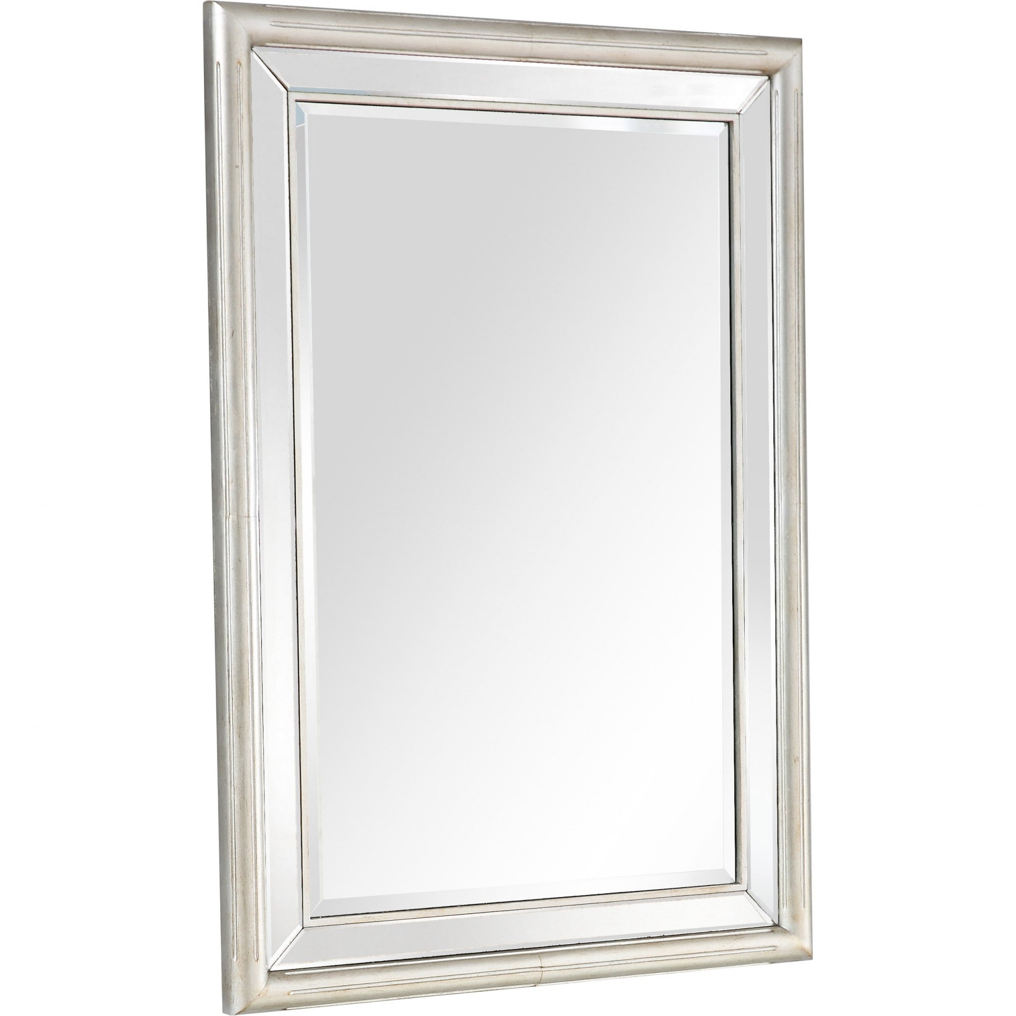 Silver Leaf Antiqued Wall Mirror | 31