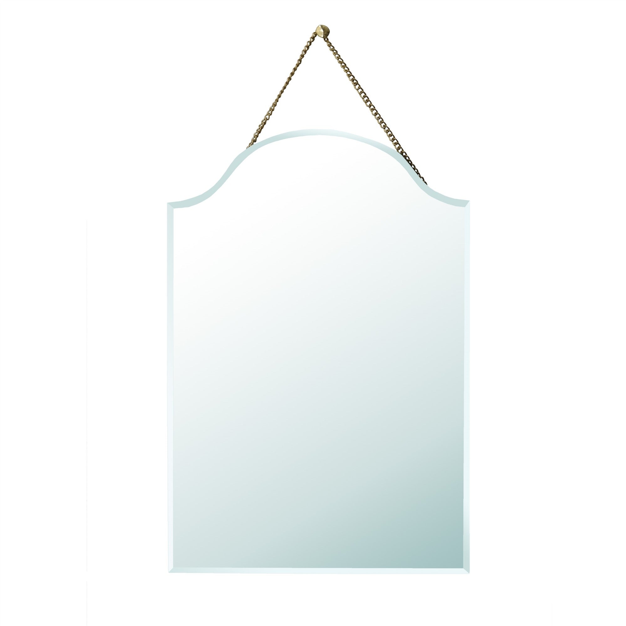 Arch Shaped Beveled Hanging Wall Mirror | 15