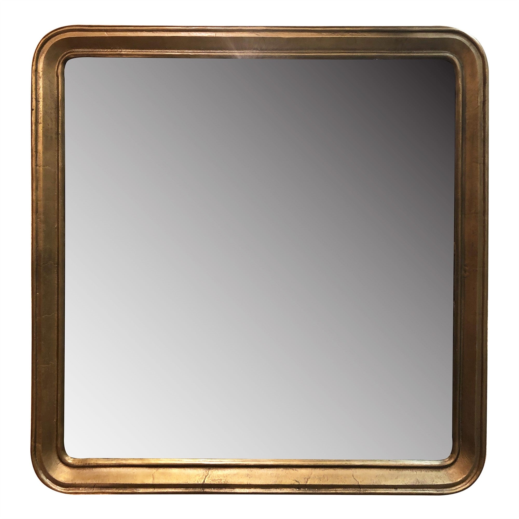 Gold Framed Square Wall Mirror | 43