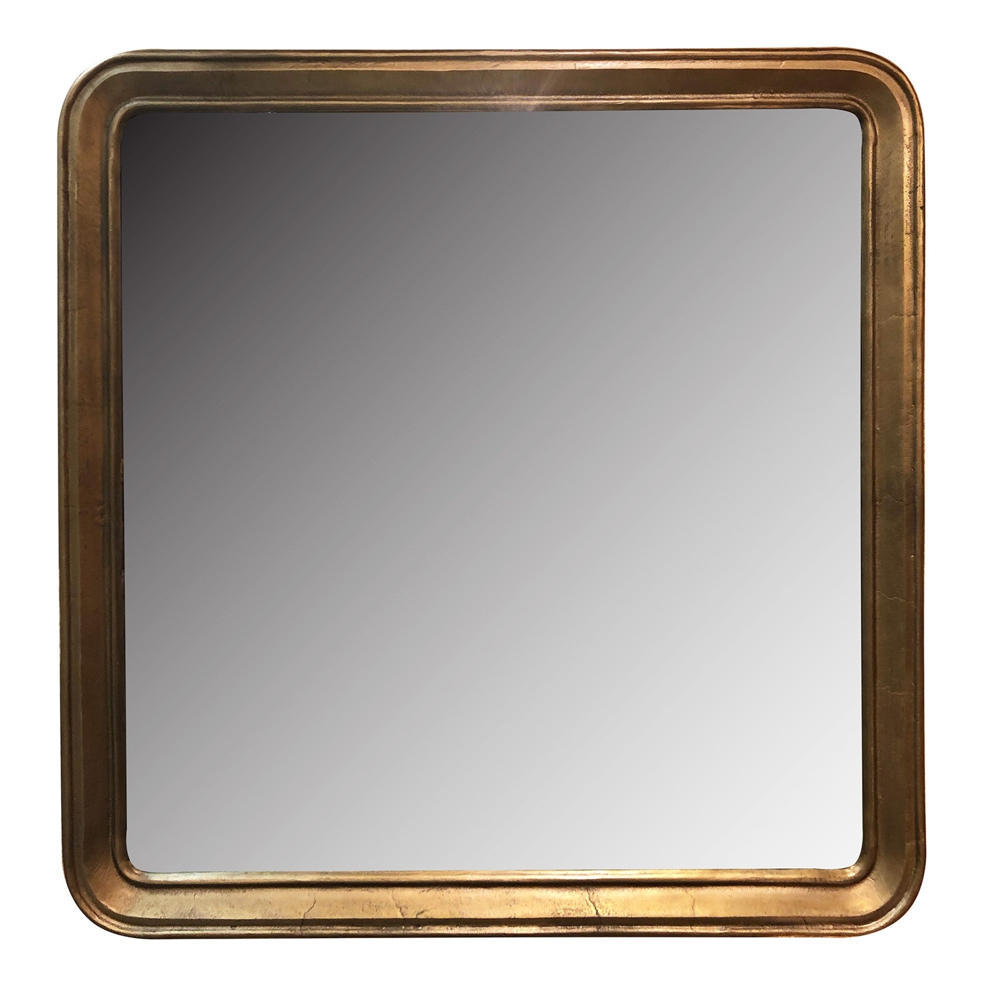 Gold Framed Square Wall Mirror | 43