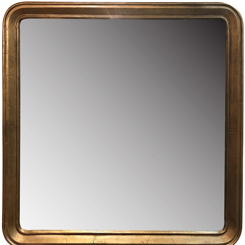 Gold Framed Square Wall Mirror | 43