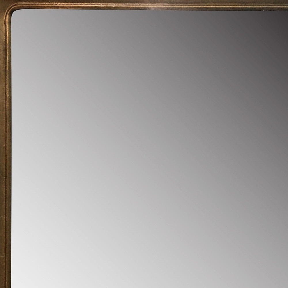 Gold Framed Square Wall Mirror | 43