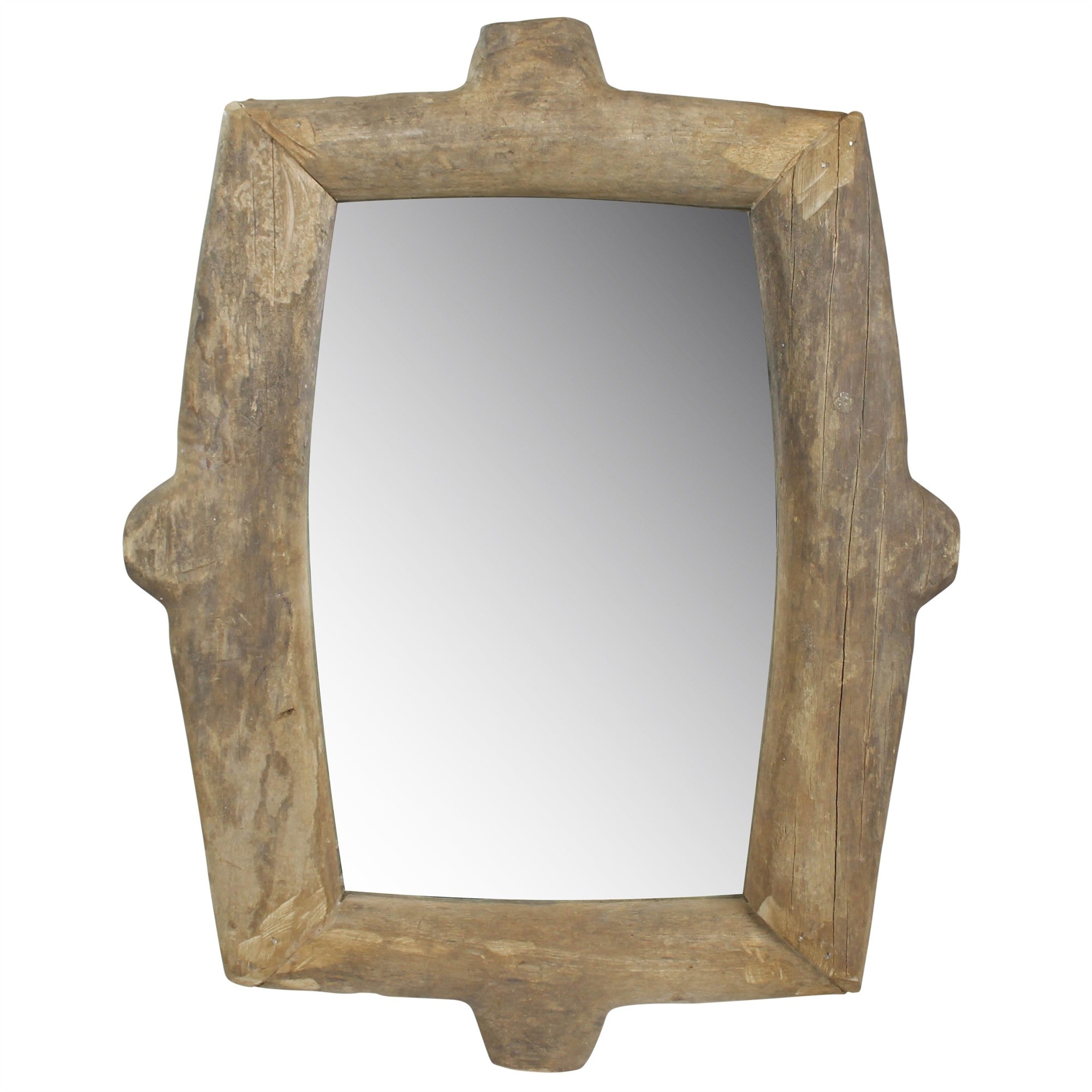 Natural Wooden Wall Mirror | 21