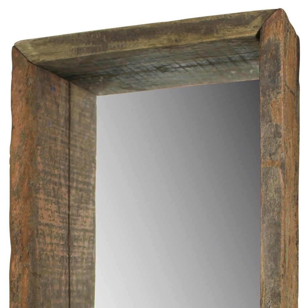 Petite Wooden Wall Mirror | 30