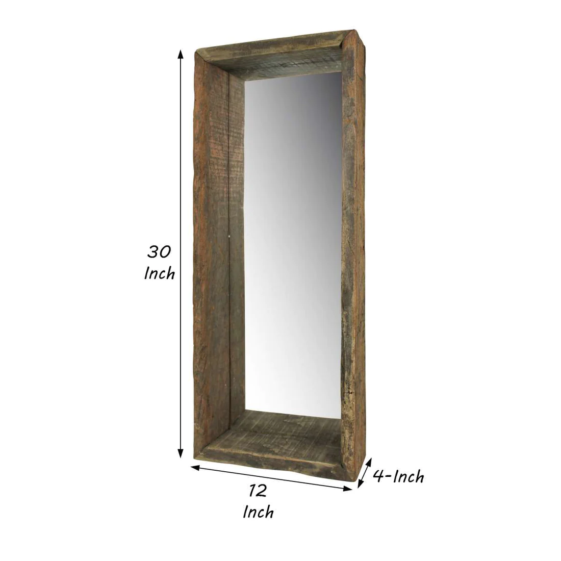 Petite Wooden Wall Mirror | 30