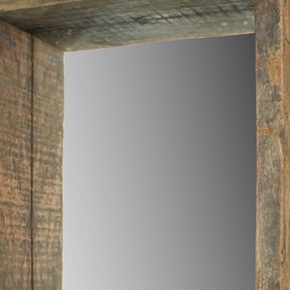 Wooden Mirrored Shelf | 12