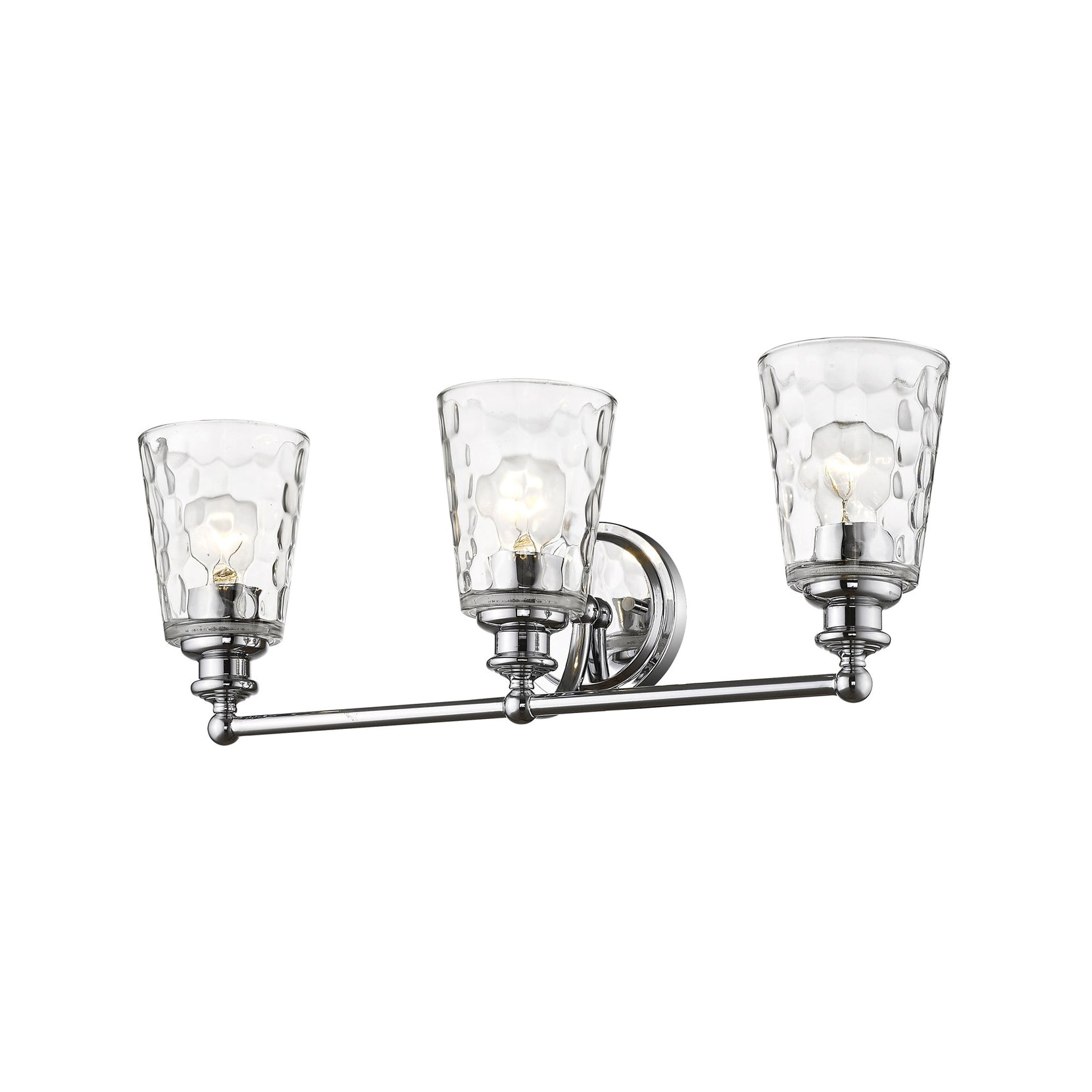 Mae 3-Light Chrome Vanity Light | 8.5